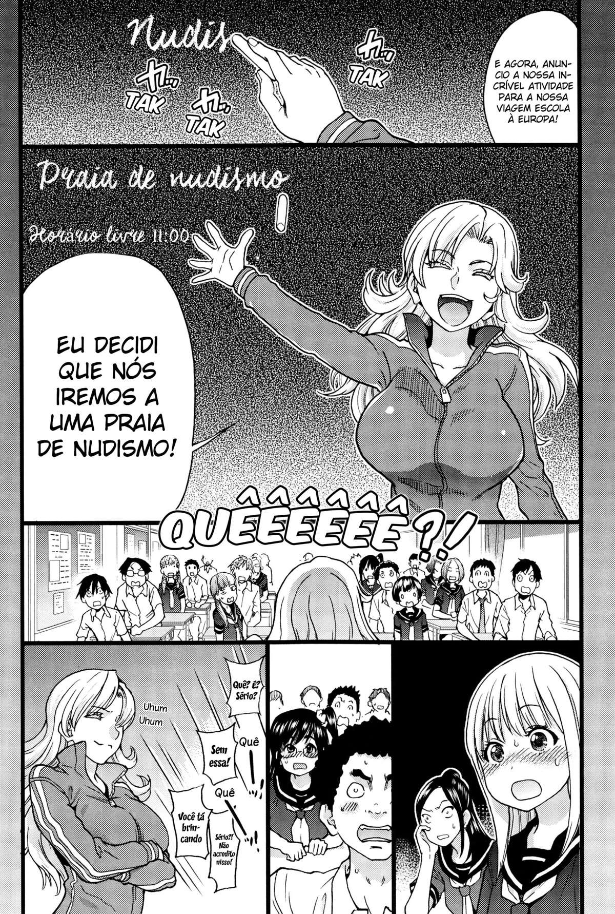 Viagem Escolar Para a Praia de Nudismo!! - Foto 8