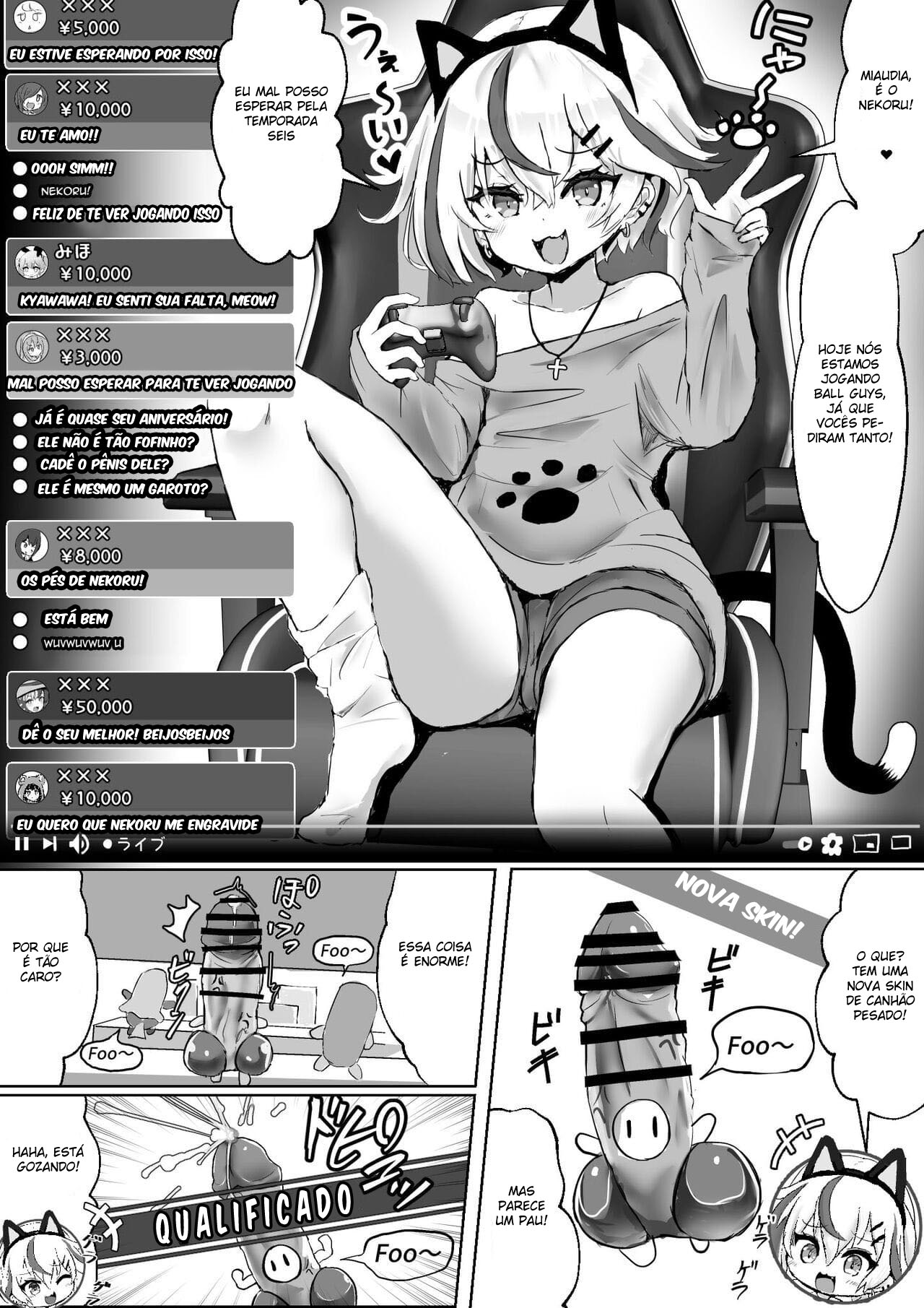 A História da Minha Esposa Otaku Sendo Fodida por um Playboy Streamer - Foto 6