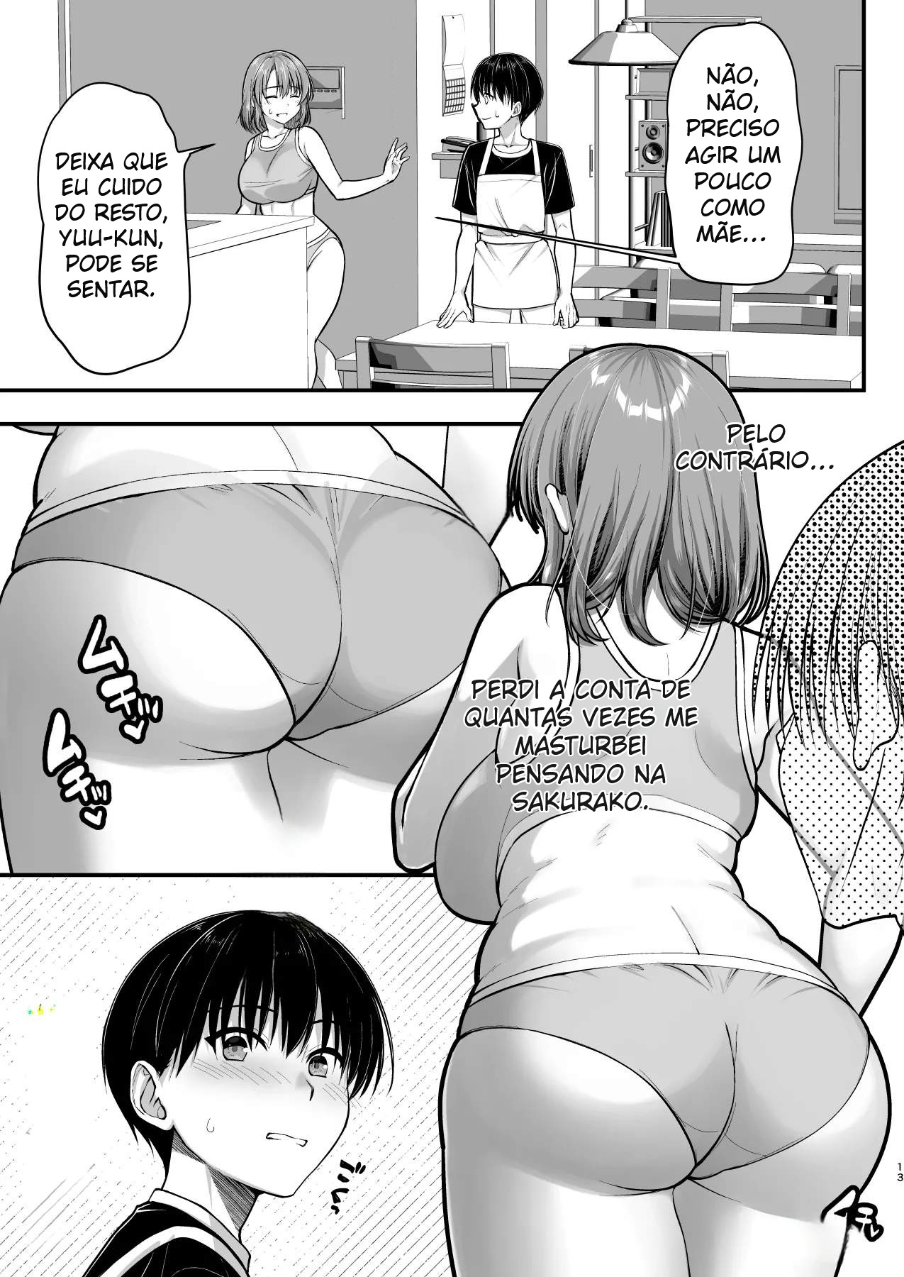 Com Um Corpo Tão Safado Assim, é Impossível Ela Ser Mãe, Né? Dias de Punheta Desenfreada Com Uma Mãe Indefesa Demais - Foto 12