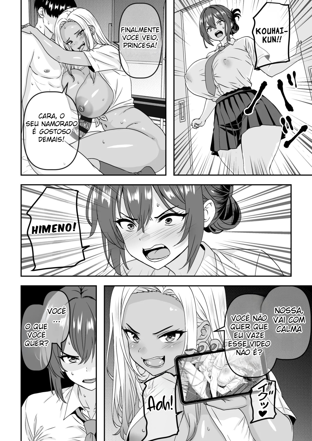 A Senpai Convencida do Tipo Princesa Acaba Sendo Talaricada e Tem O Mental Destruido Pela Himeno-Senpai - Foto 21