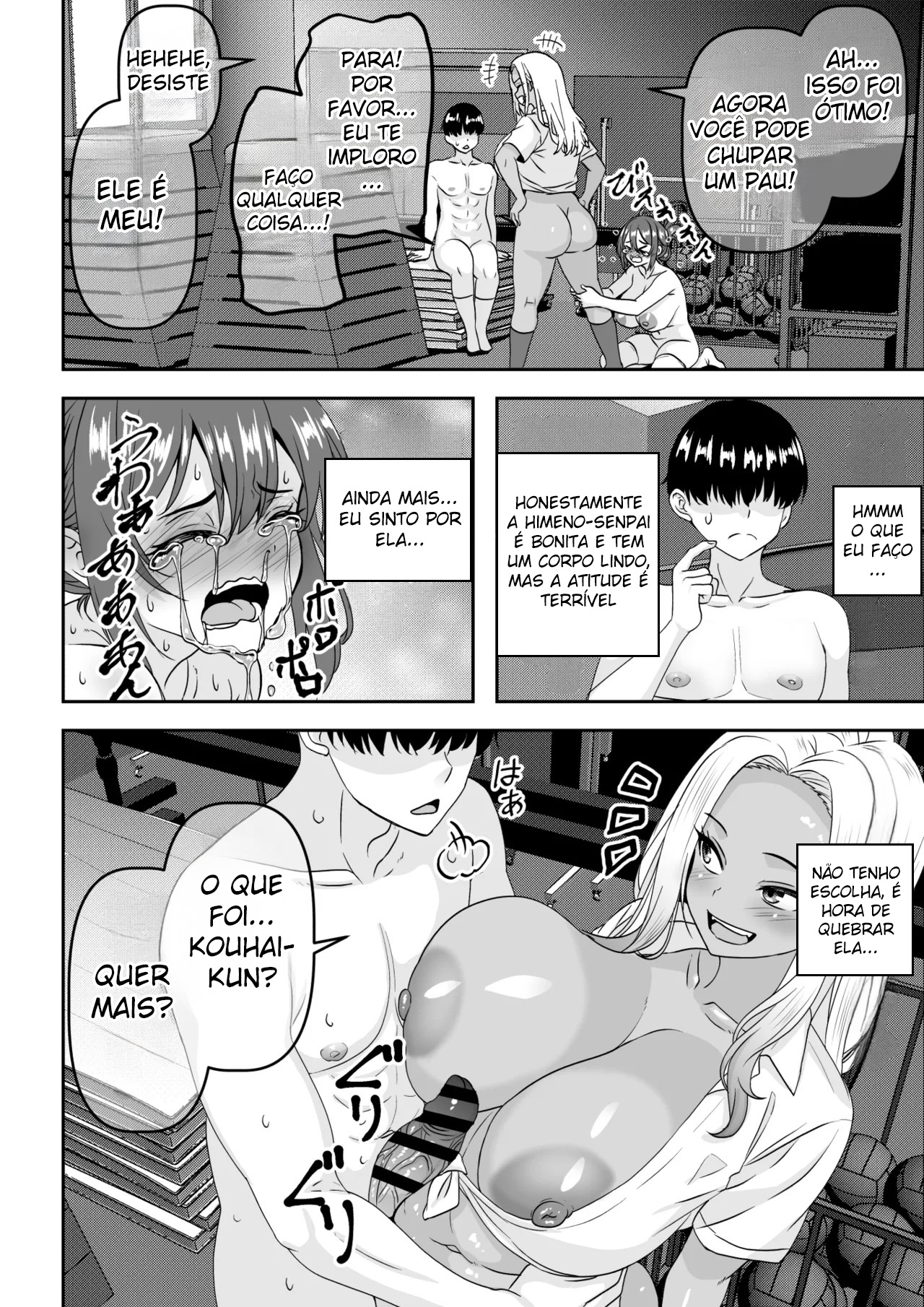 A Senpai Convencida do Tipo Princesa Acaba Sendo Talaricada e Tem O Mental Destruido Pela Himeno-Senpai - Foto 29