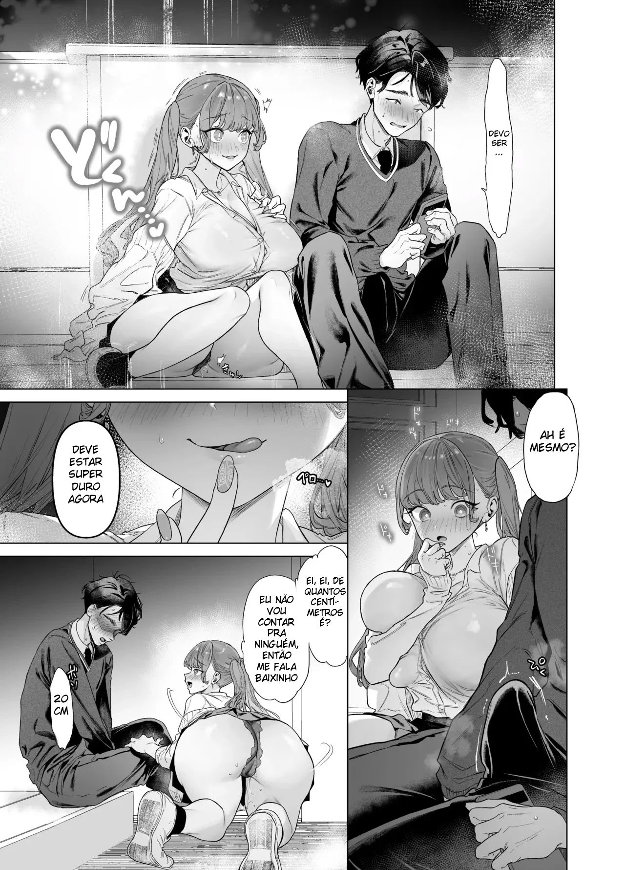 A Gyaru Marrenta Que Não Resiste a um Pau Grande e o Otaku Dotado - Foto 20