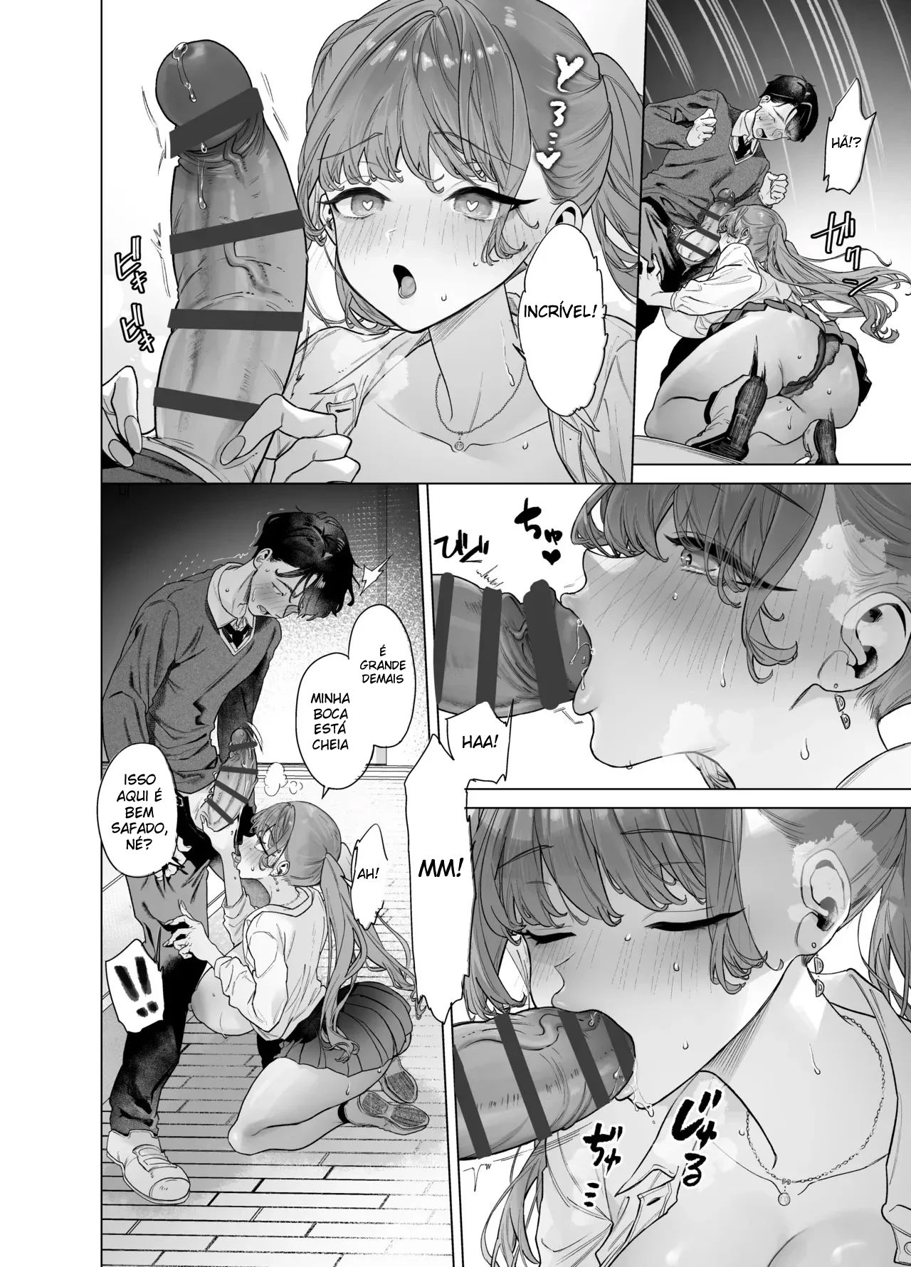 A Gyaru Marrenta Que Não Resiste a um Pau Grande e o Otaku Dotado - Foto 29