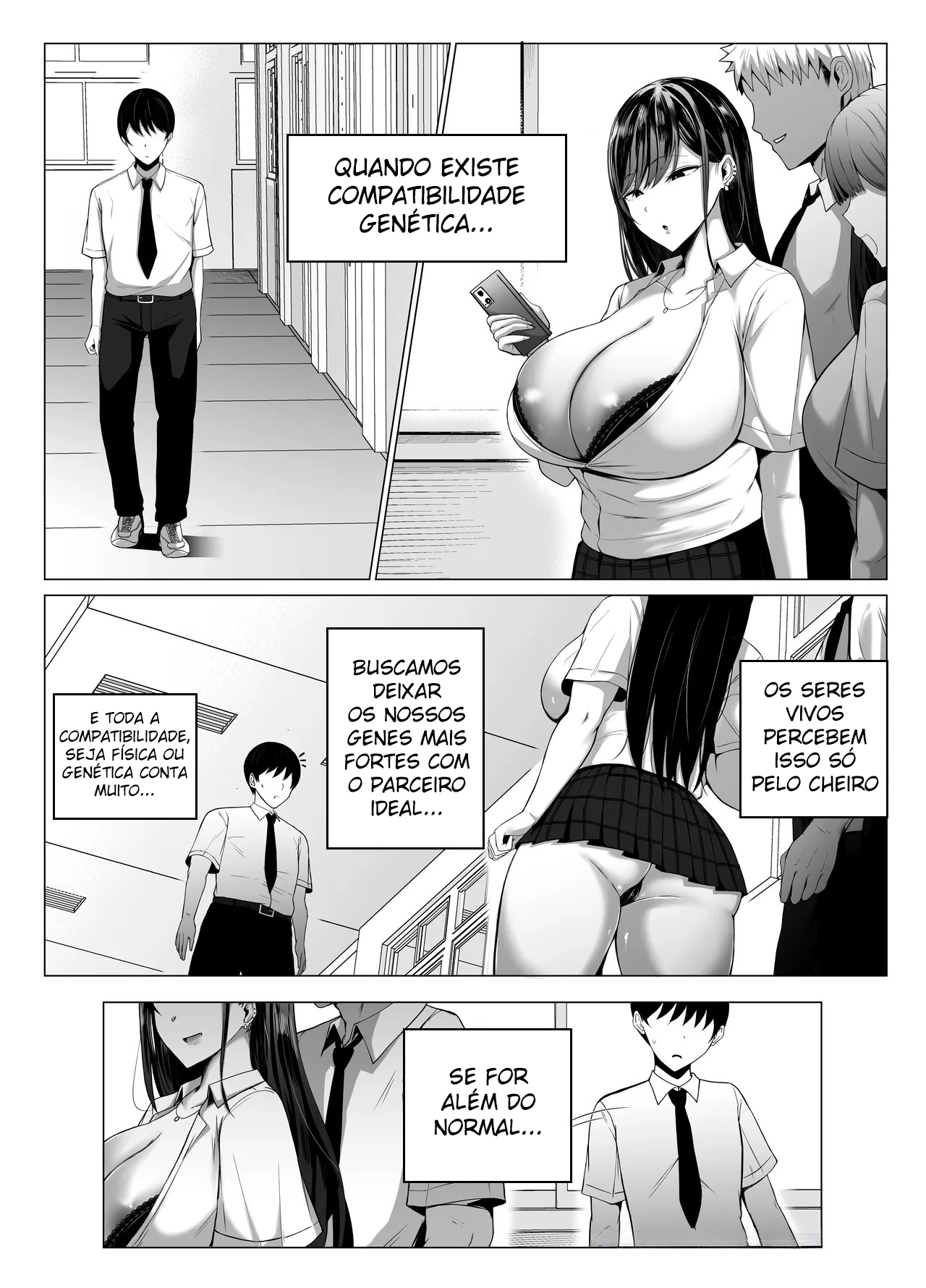Sexo de Compatibilidade Genética Perfeita Entre a Gyaru e o Otaku - Foto 2