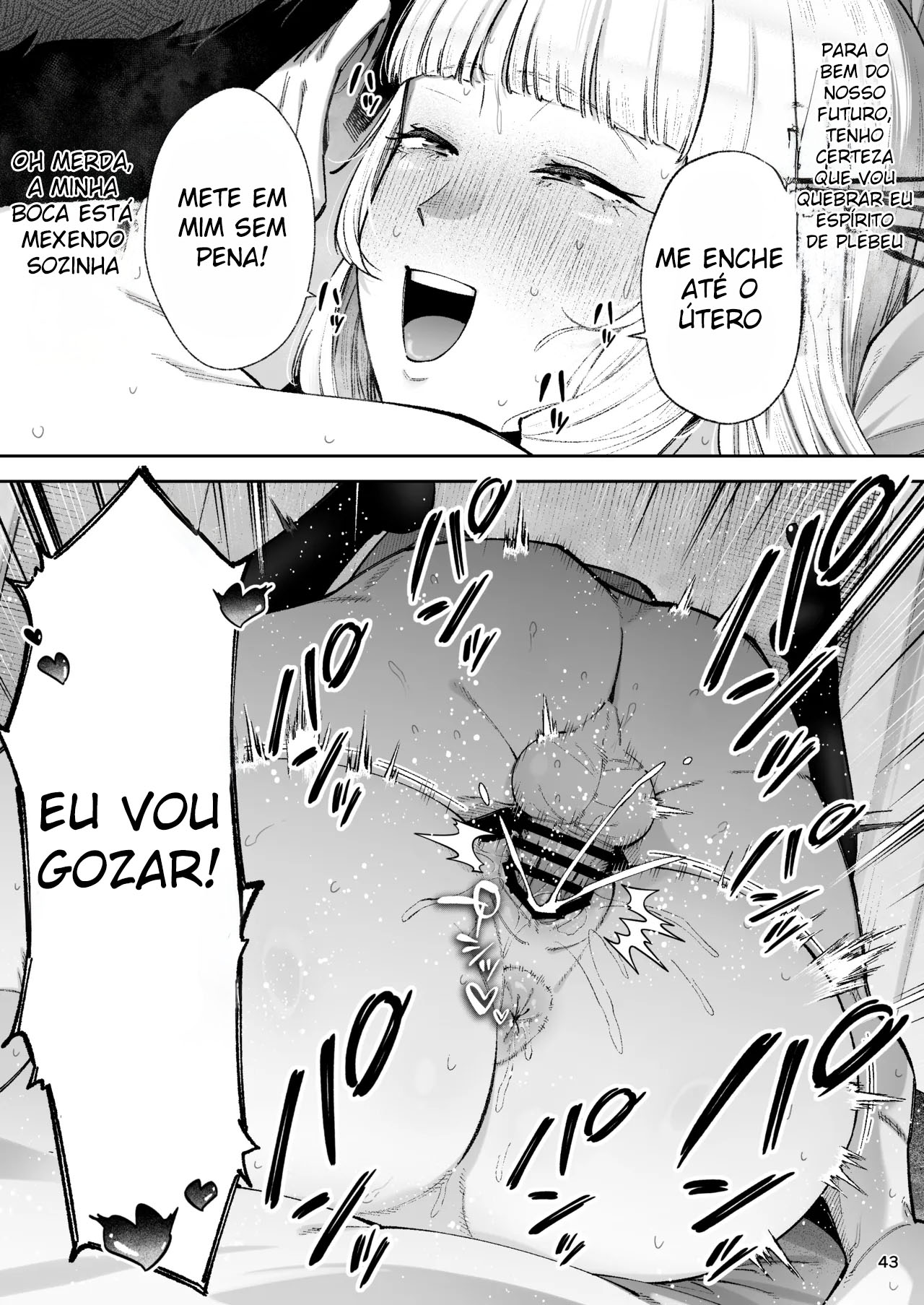 Vai Com Tudo, Sua Garota Rica Tarada! ~É Natural Que Uma Socialite Como Eu Faça O Que Quiser Com Um Plebeu Bem-Dotado!~ - Foto 44