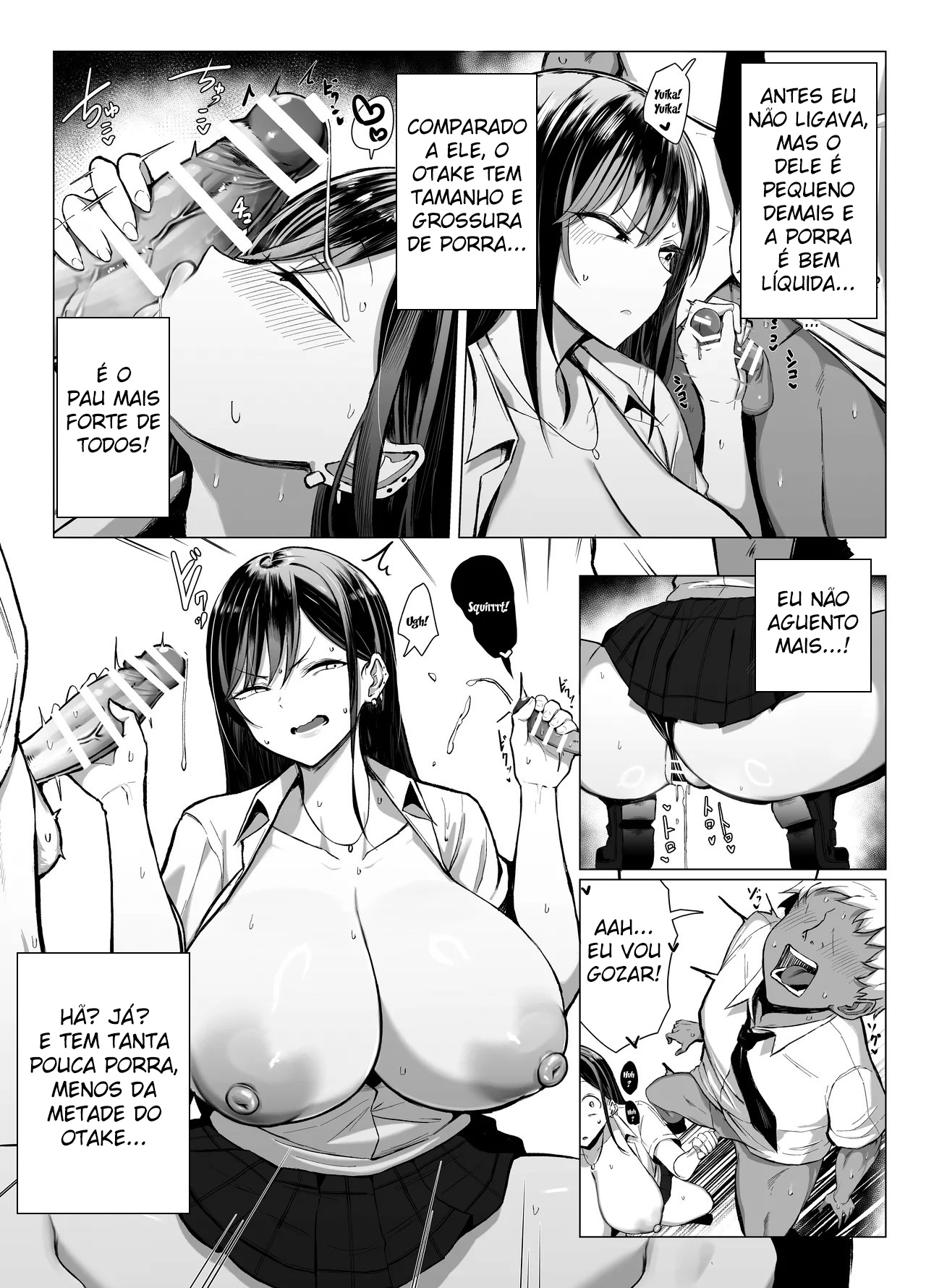 Sexo de Compatibilidade Genética Perfeita Entre a Gyaru e o Otaku - Foto 63