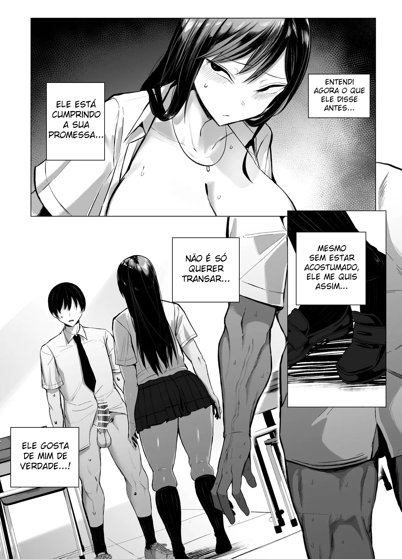 Sexo de Compatibilidade Genética Perfeita Entre a Gyaru e o Otaku - Foto 65