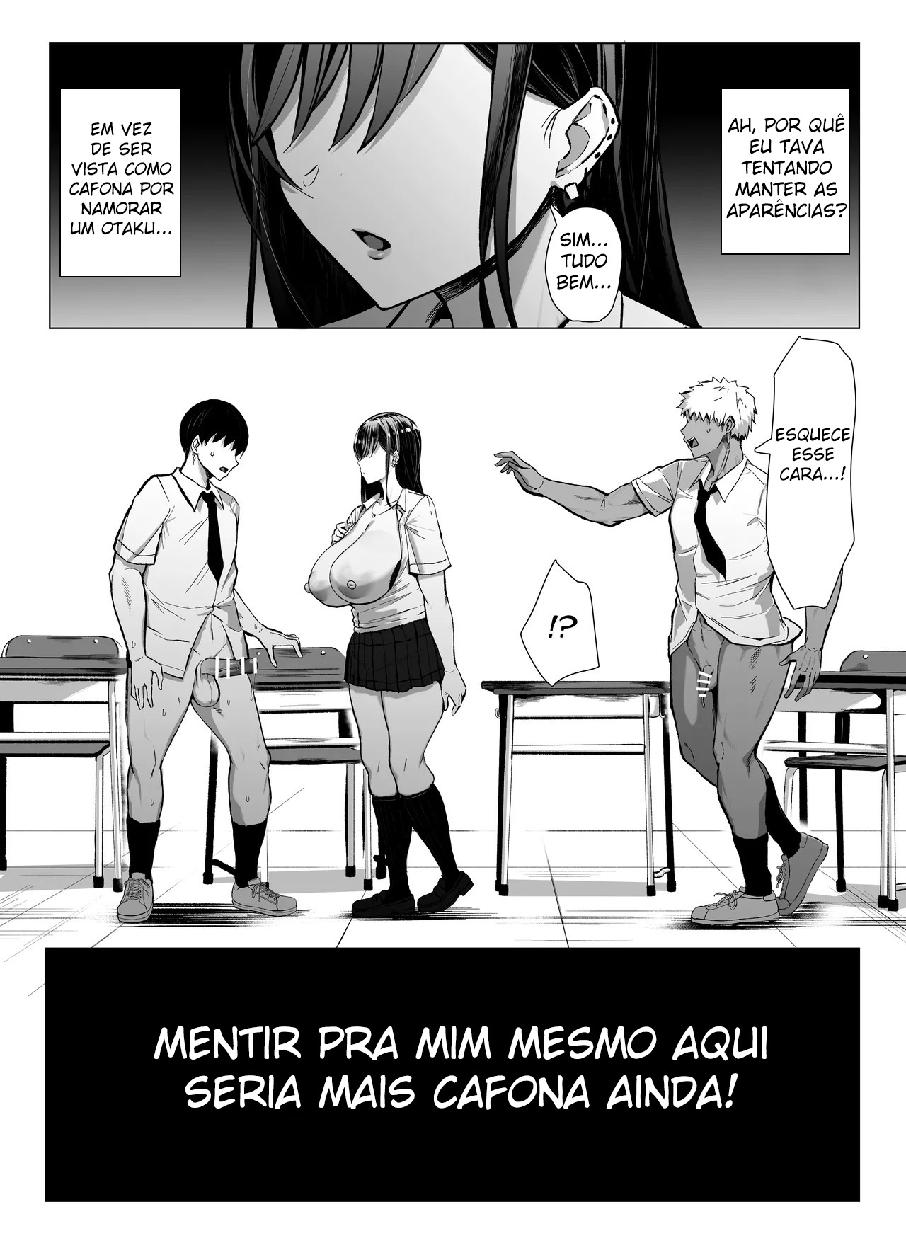 Sexo de Compatibilidade Genética Perfeita Entre a Gyaru e o Otaku - Foto 66