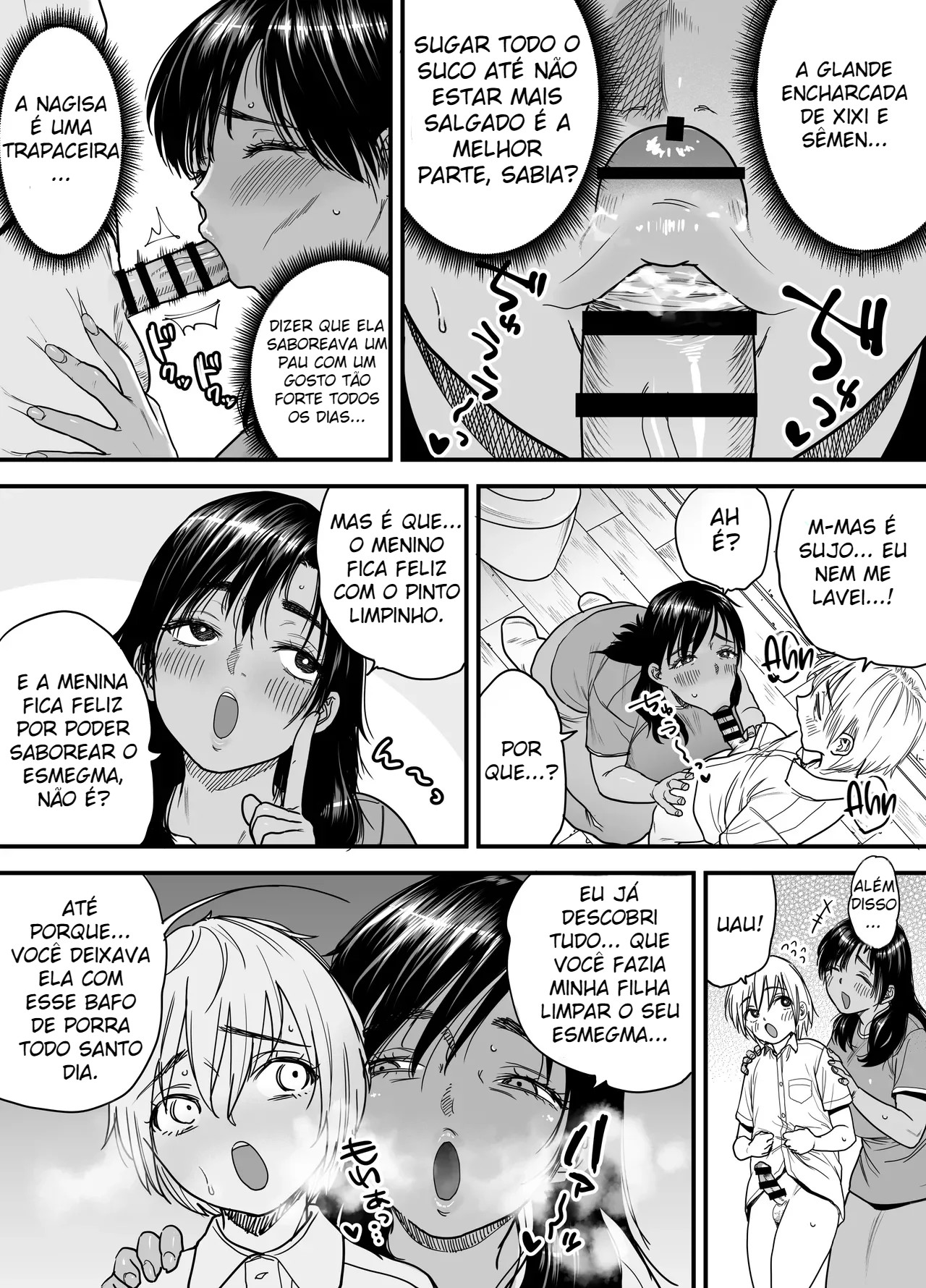 Verão Da Tomboy Morena 3 ~ Versão de Sexo Com a Mamãe Peluda Para Substituir a Nagisa-chan Que Está Grávida ~ - Foto 17