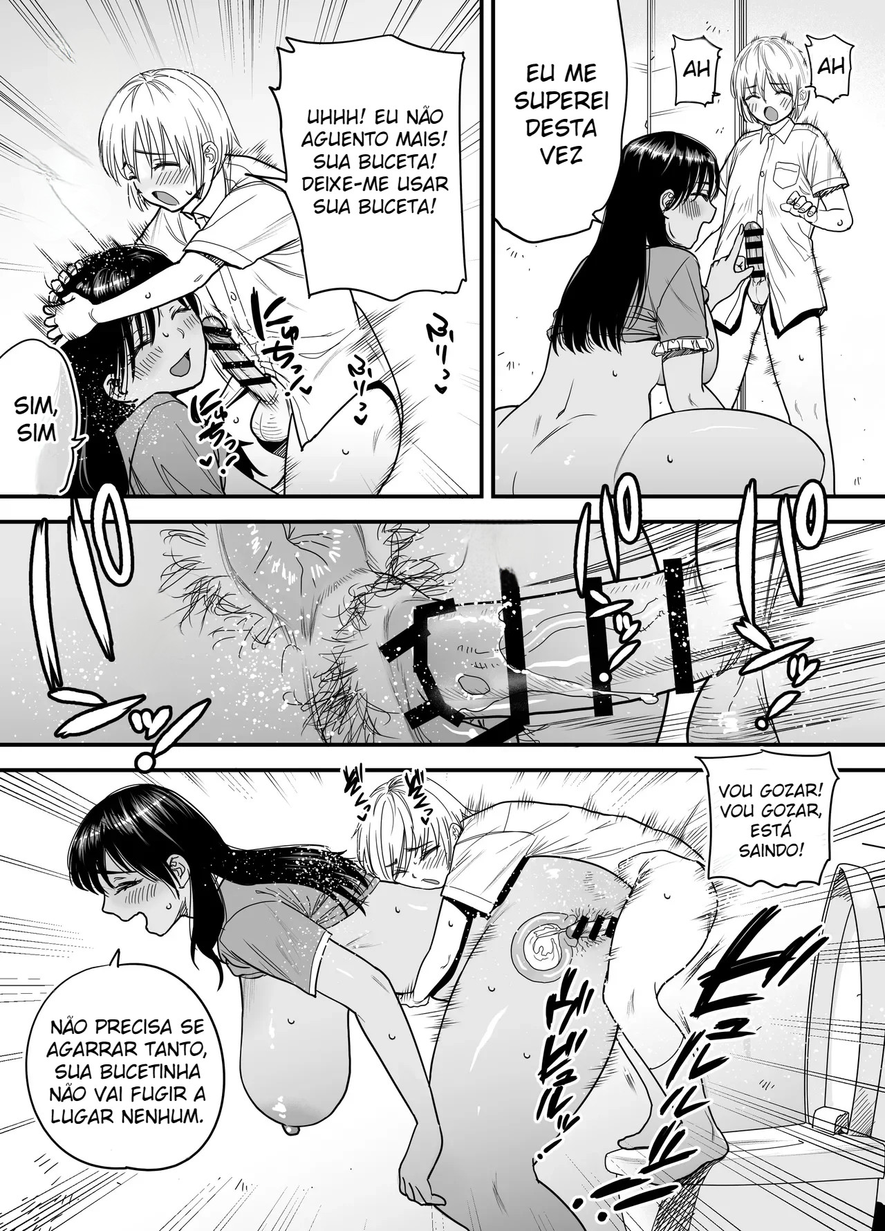 Verão Da Tomboy Morena 3 ~ Versão de Sexo Com a Mamãe Peluda Para Substituir a Nagisa-chan Que Está Grávida ~ - Foto 40