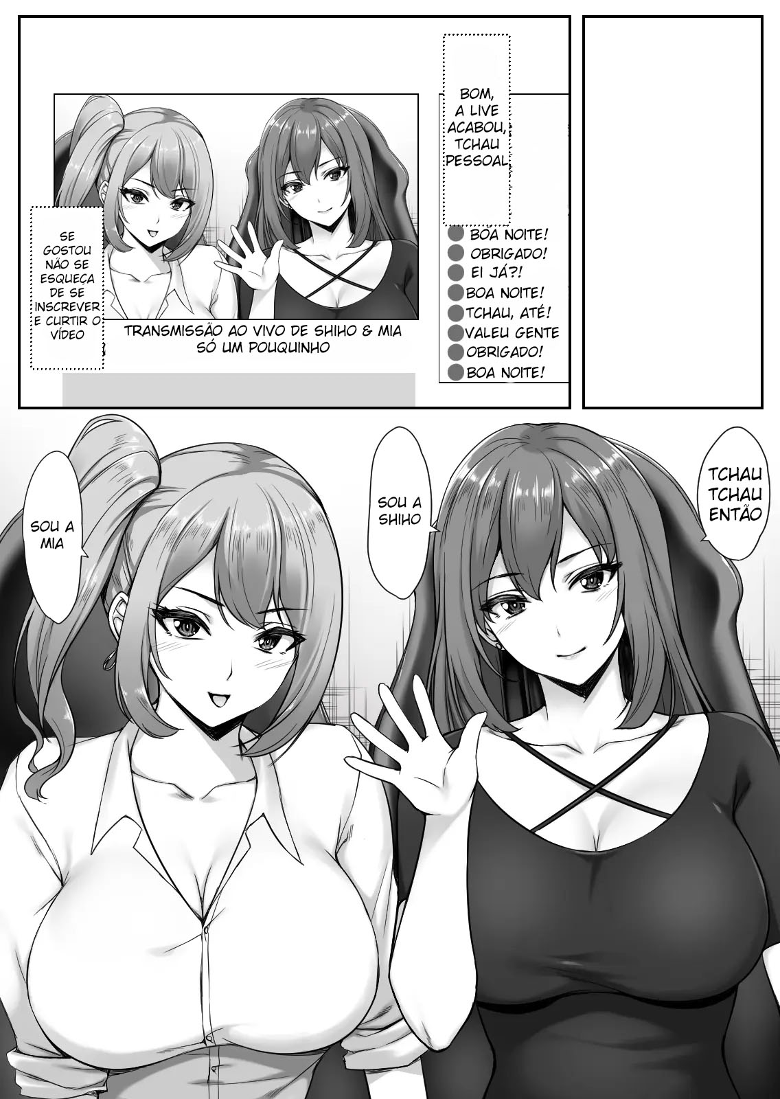 O Motivo Pelo Qual Uma Streamer Gyaru Famosa e Peituda Vai Até O Quarto De Um Otaku Que Não Faz Sucesso Com Mulheres. - Foto 2