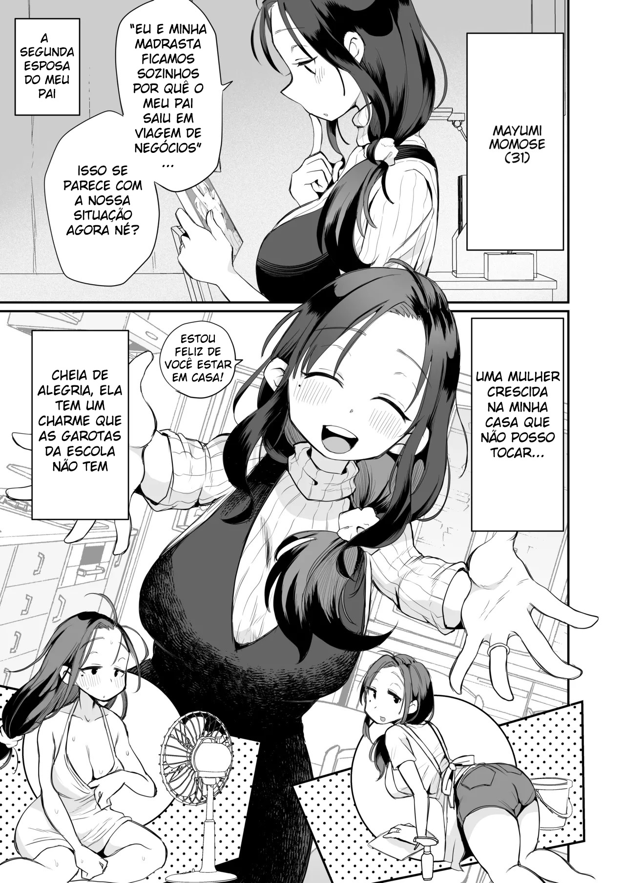 Assistindo Pornô Com Minha Madrasta Insistente ~ A Primeira Vez ~ - Foto 4