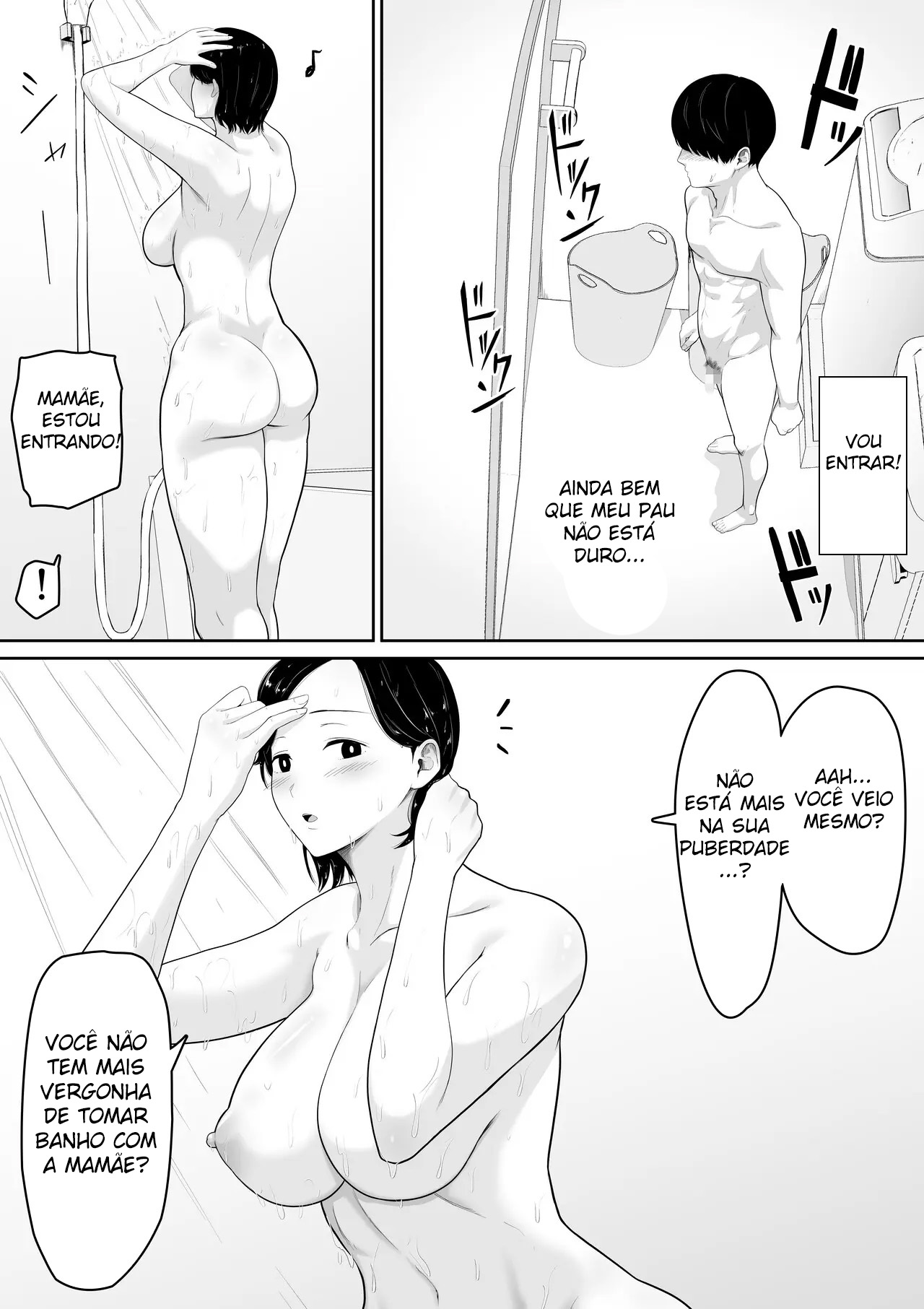 Eu Li Em Um Mangá Hentai Que, Se Você Pedir, Elas Deixam Você Transar, Então Tentei Pedir para a Minha Mãe - Foto 6