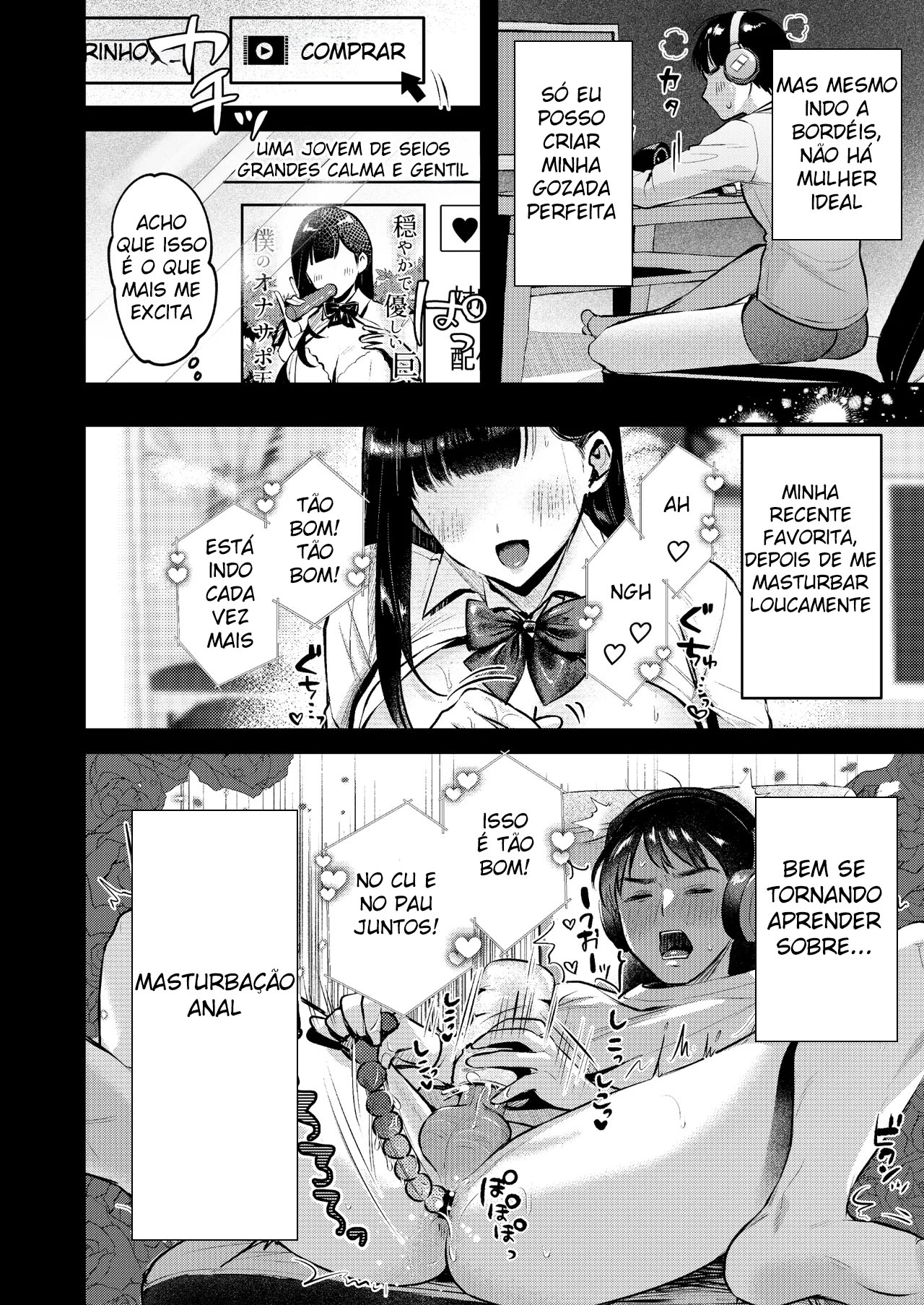 Um Assalariado Viciado em Masturbação Vira Brinquedo Sexual de Uma Gyaru - Foto 7