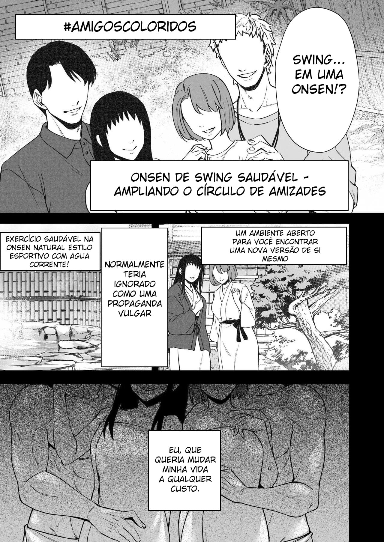 Tão Prazeroso Que Vicia! Troca de Casais Em Um Onsen Entre Um Casal Inocente e Um Casal Mulherengo - Foto 6
