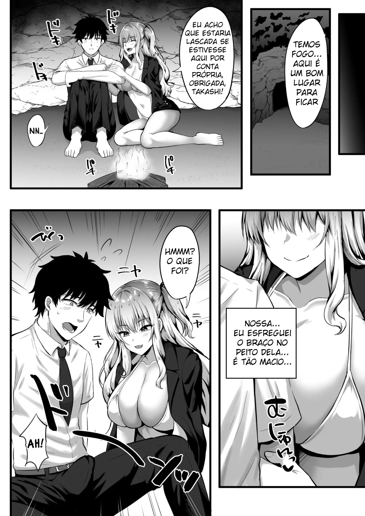 O Diário do Naufrágio da Gyaru e Eu ~ Vivendo Um Romance Grudento Só Nós Dois Em Uma Ilha Deserta ~ - Foto 7
