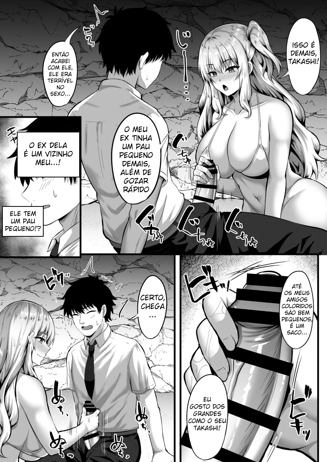 O Diário do Naufrágio da Gyaru e Eu ~ Vivendo Um Romance Grudento Só Nós Dois Em Uma Ilha Deserta ~ - Foto 10