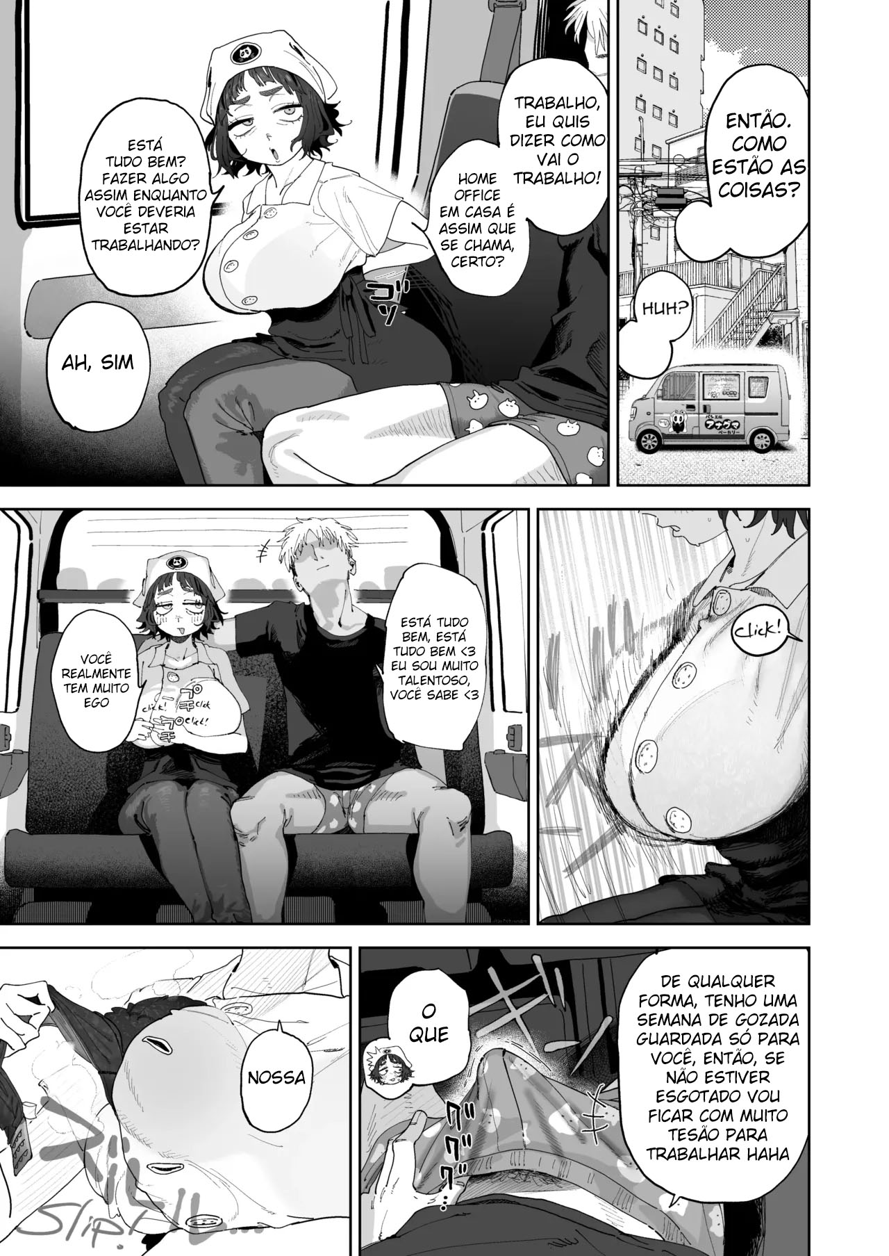 A Tia Safada da Padaria Itinerante com Final Feliz - Foto 11
