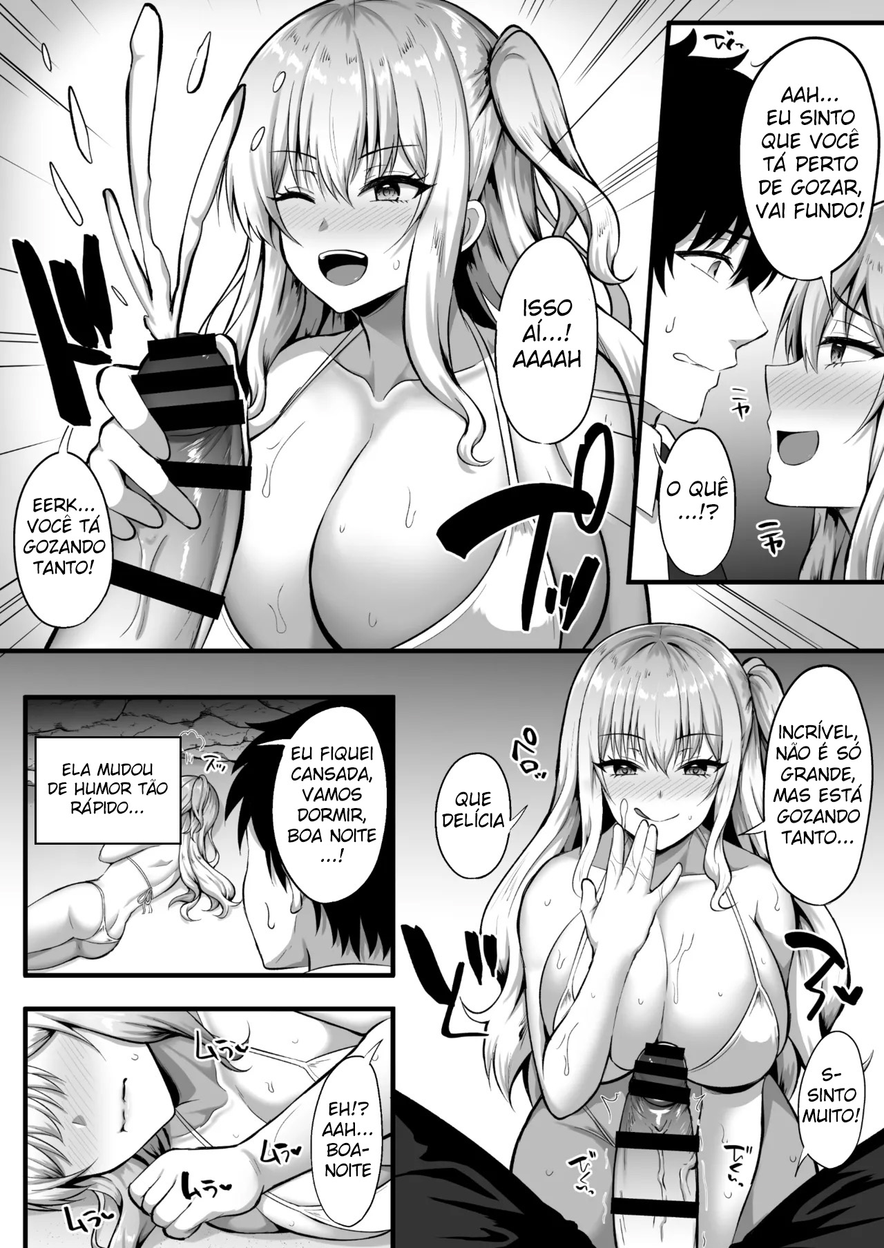 O Diário do Naufrágio da Gyaru e Eu ~ Vivendo Um Romance Grudento Só Nós Dois Em Uma Ilha Deserta ~ - Foto 11