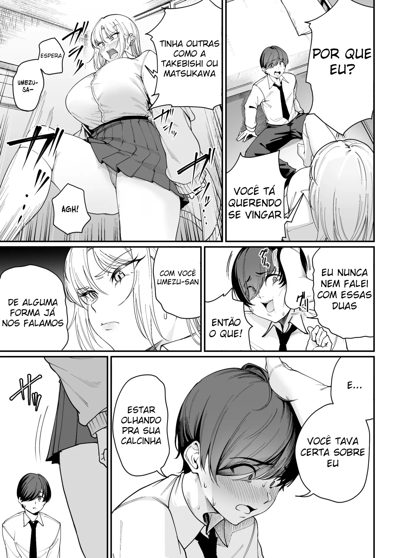 Agora Que Sou um Aluno de ‘Tratamento Especial’, Vou Escolher a Gyaru Mal-Comportada! – Umezu-san, Quer Sempre Coloca a Bunda na Minha Mesa – - Foto 12
