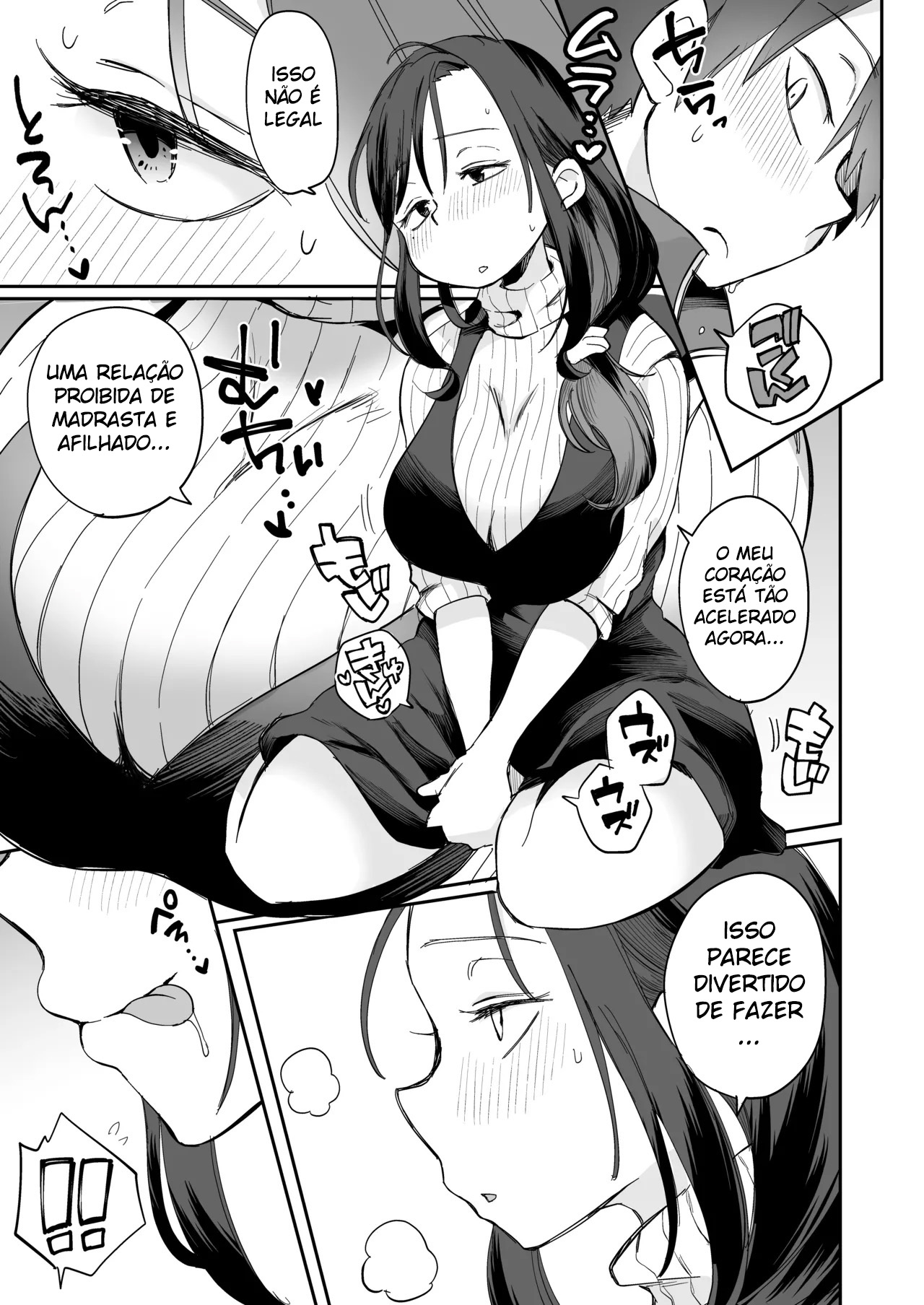 Assistindo Pornô Com Minha Madrasta Insistente ~ A Primeira Vez ~ - Foto 12