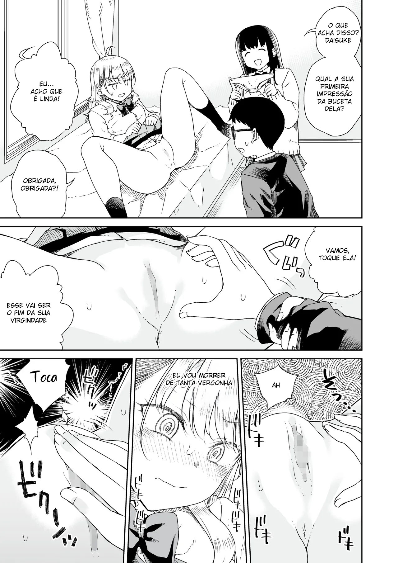 Otagal ~Perdendo A Virgindade Com Uma Gyaru Loira e Outra Morena Que São Gentis Com Otakus~ - Foto 12