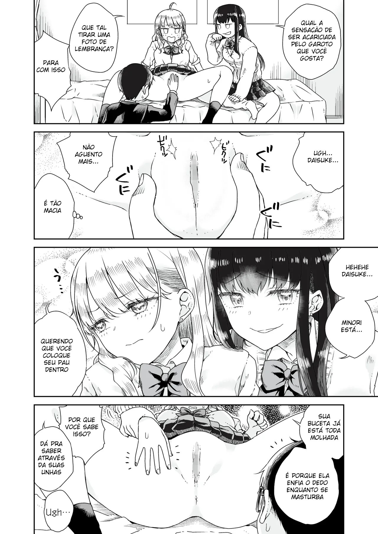 Otagal ~Perdendo A Virgindade Com Uma Gyaru Loira e Outra Morena Que São Gentis Com Otakus~ - Foto 13