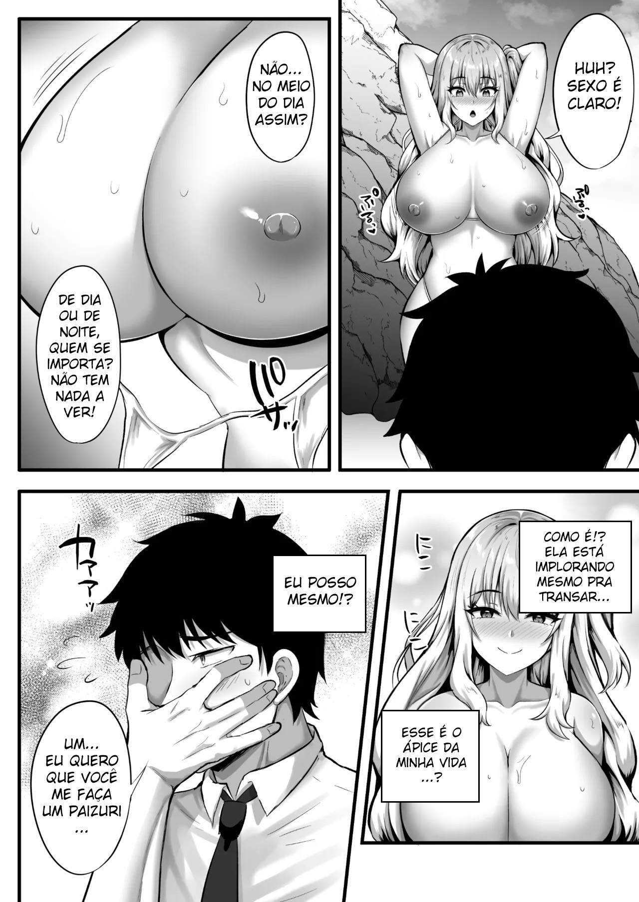 O Diário do Naufrágio da Gyaru e Eu ~ Vivendo Um Romance Grudento Só Nós Dois Em Uma Ilha Deserta ~ - Foto 13
