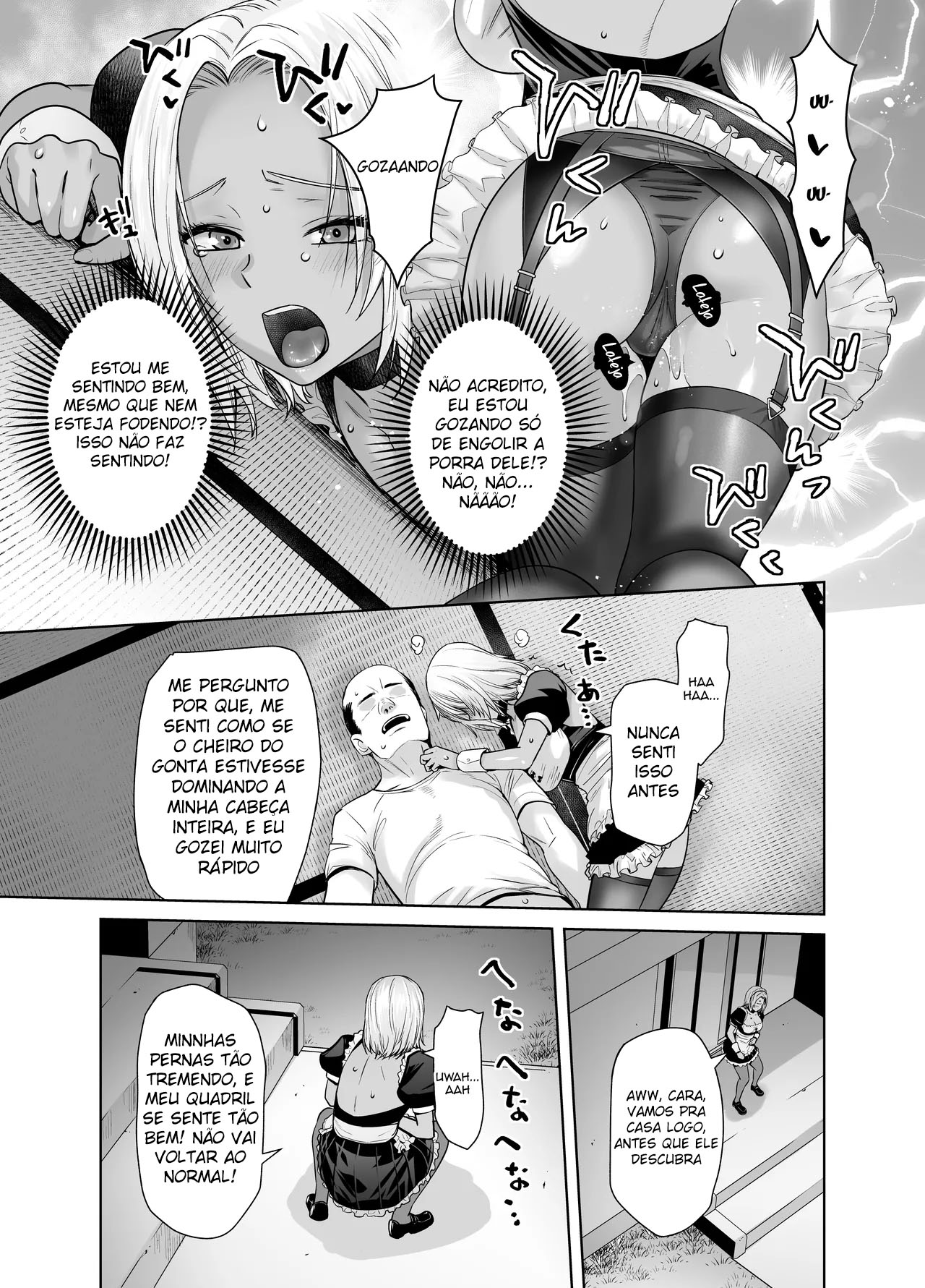 A Kuro Gal que Acabou se Tornando a Empregada do Professor Responsável - Foto 14