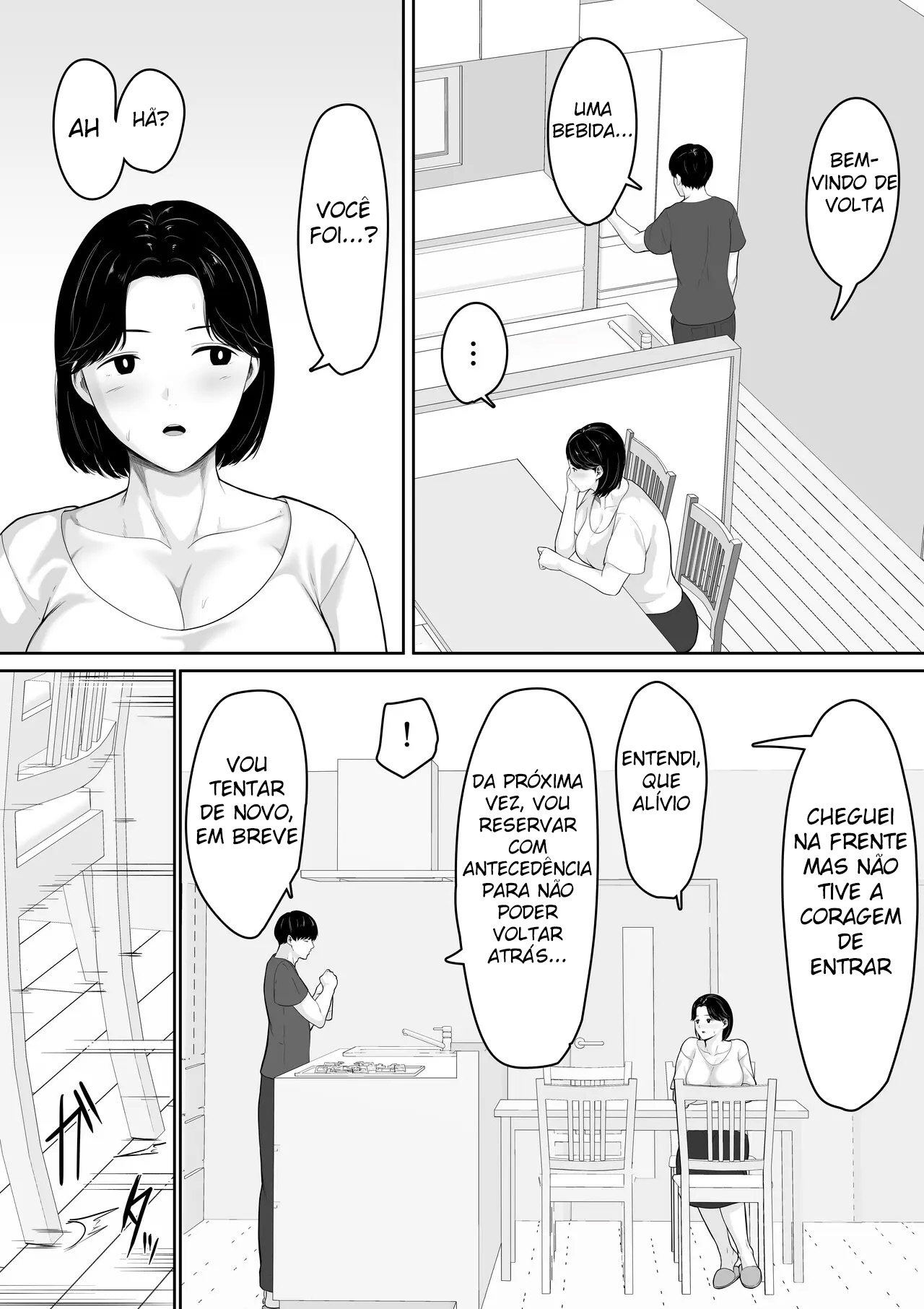 Eu Li Em Um Mangá Hentai Que, Se Você Pedir, Elas Deixam Você Transar, Então Tentei Pedir para a Minha Mãe - Foto 15