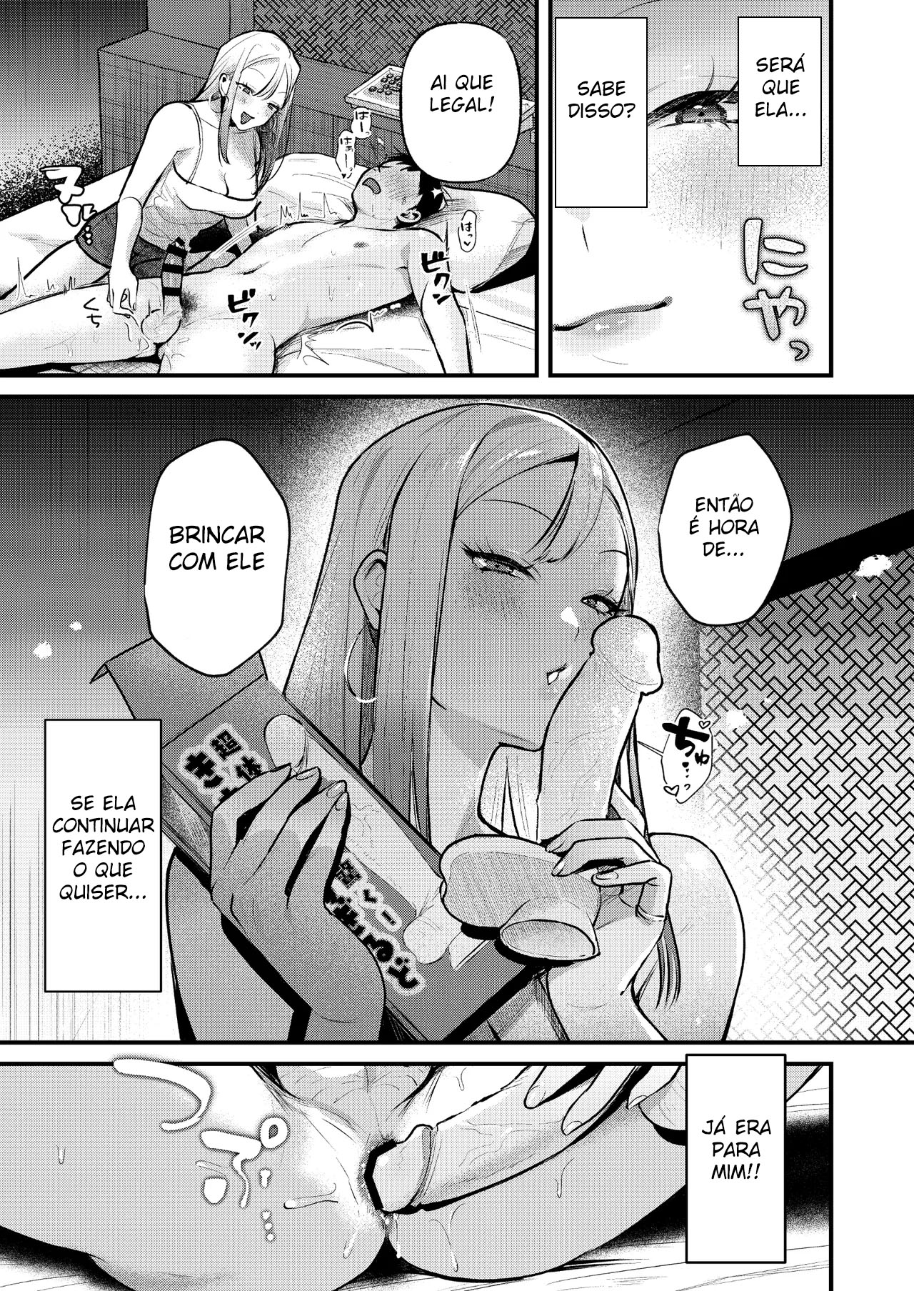 Um Assalariado Viciado em Masturbação Vira Brinquedo Sexual de Uma Gyaru - Foto 16