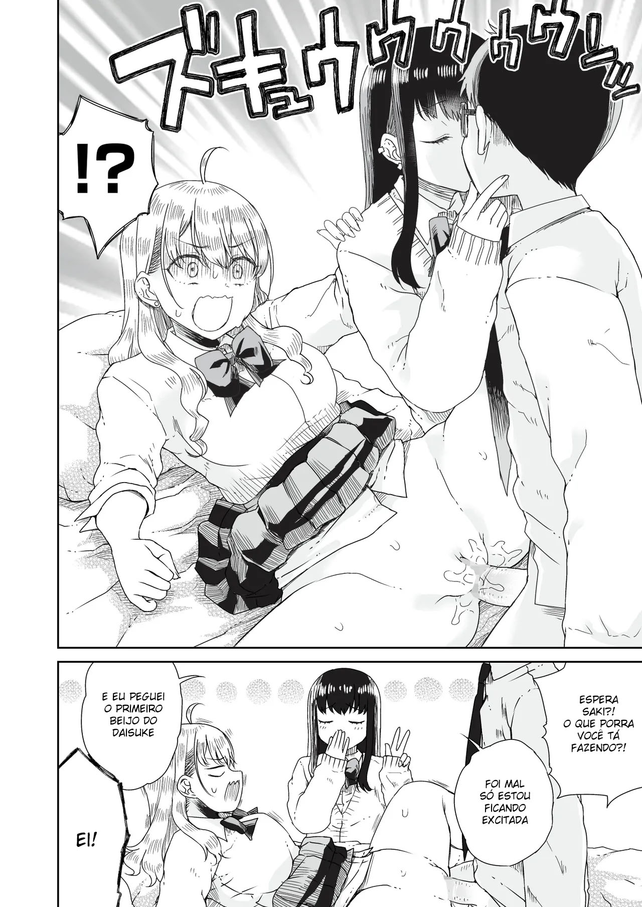 Otagal ~Perdendo A Virgindade Com Uma Gyaru Loira e Outra Morena Que São Gentis Com Otakus~ - Foto 17