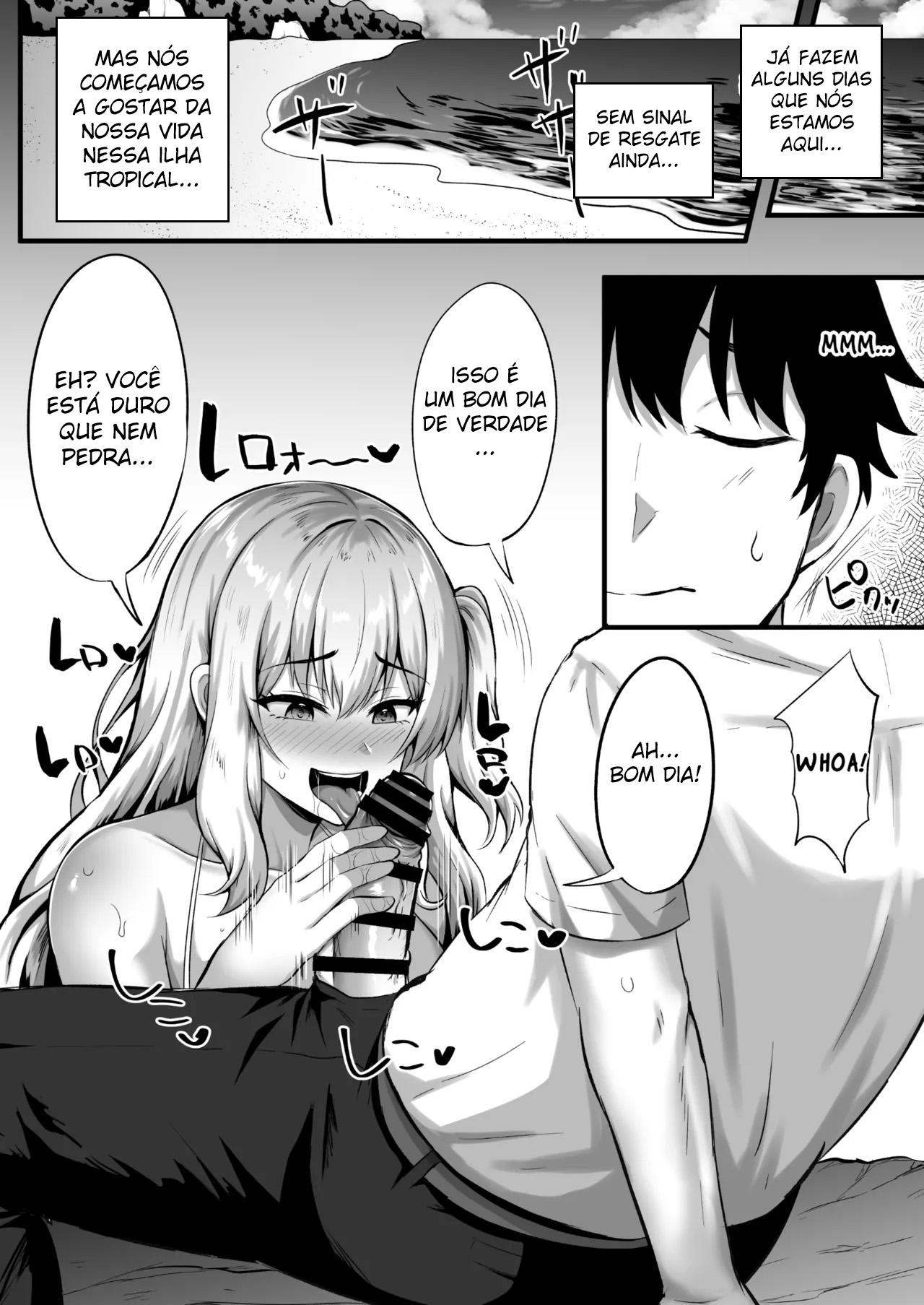 O Diário do Naufrágio da Gyaru e Eu ~ Vivendo Um Romance Grudento Só Nós Dois Em Uma Ilha Deserta ~ - Foto 17