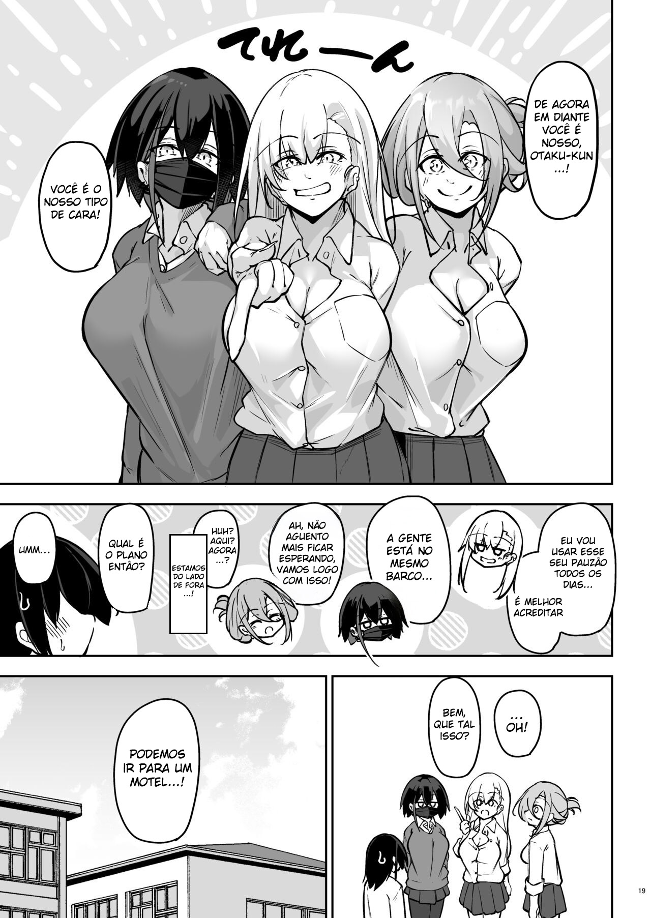Com o Trio de Gyarus da Minha Sala… - Foto 18