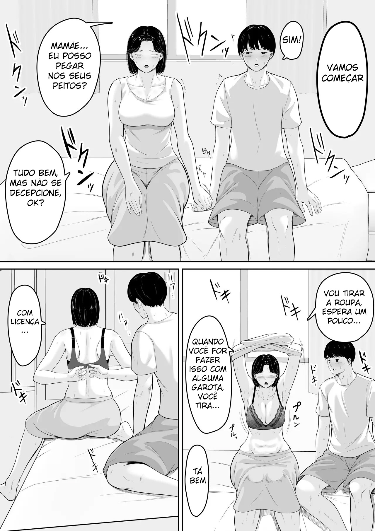 Eu Li Em Um Mangá Hentai Que, Se Você Pedir, Elas Deixam Você Transar, Então Tentei Pedir para a Minha Mãe - Foto 19