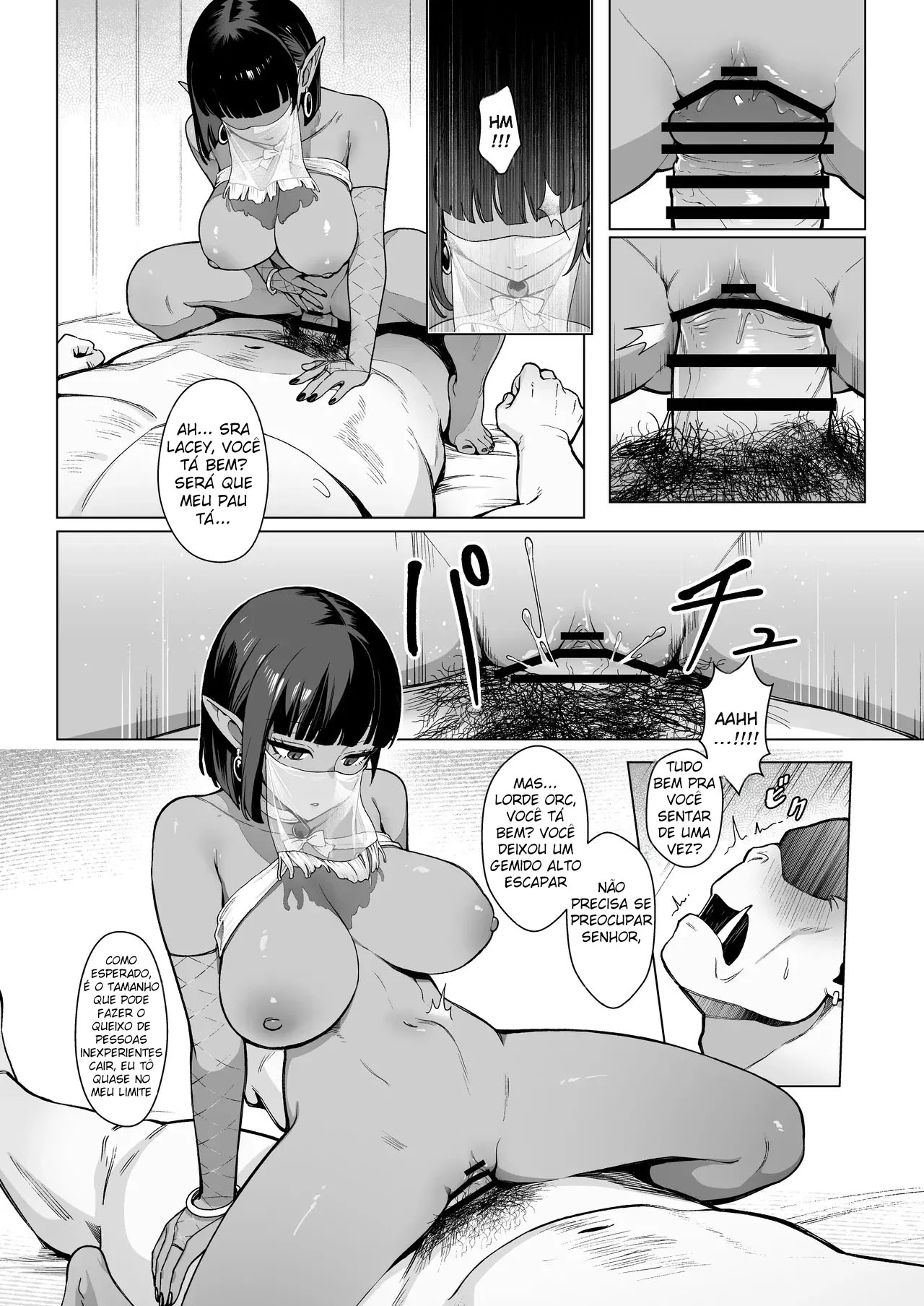 Bordel das Elfas: Quarto 3 – Lacy O Orc Virgem Que Escolheu a Elfa de Pele Morena 1 - Foto 19
