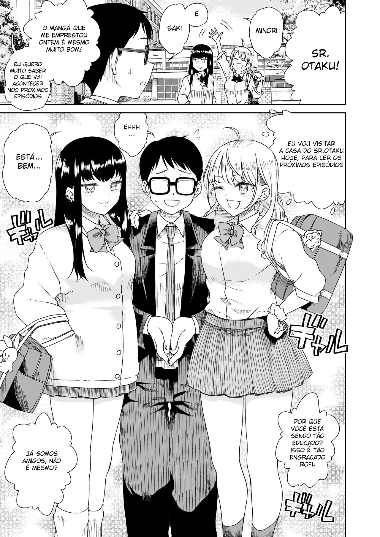 Otagal ~Perdendo A Virgindade Com Uma Gyaru Loira e Outra Morena Que São Gentis Com Otakus~ - Foto 2
