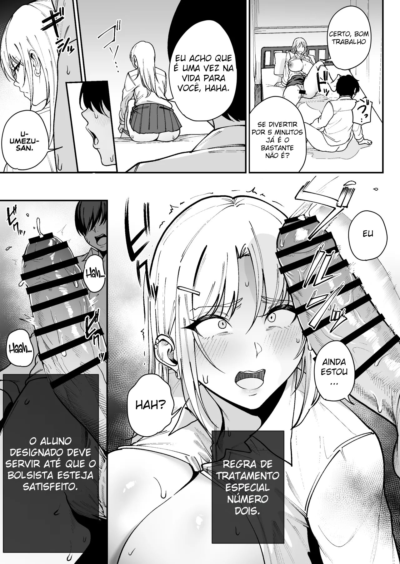 Agora Que Sou um Aluno de ‘Tratamento Especial’, Vou Escolher a Gyaru Mal-Comportada! – Umezu-san, Quer Sempre Coloca a Bunda na Minha Mesa – - Foto 22