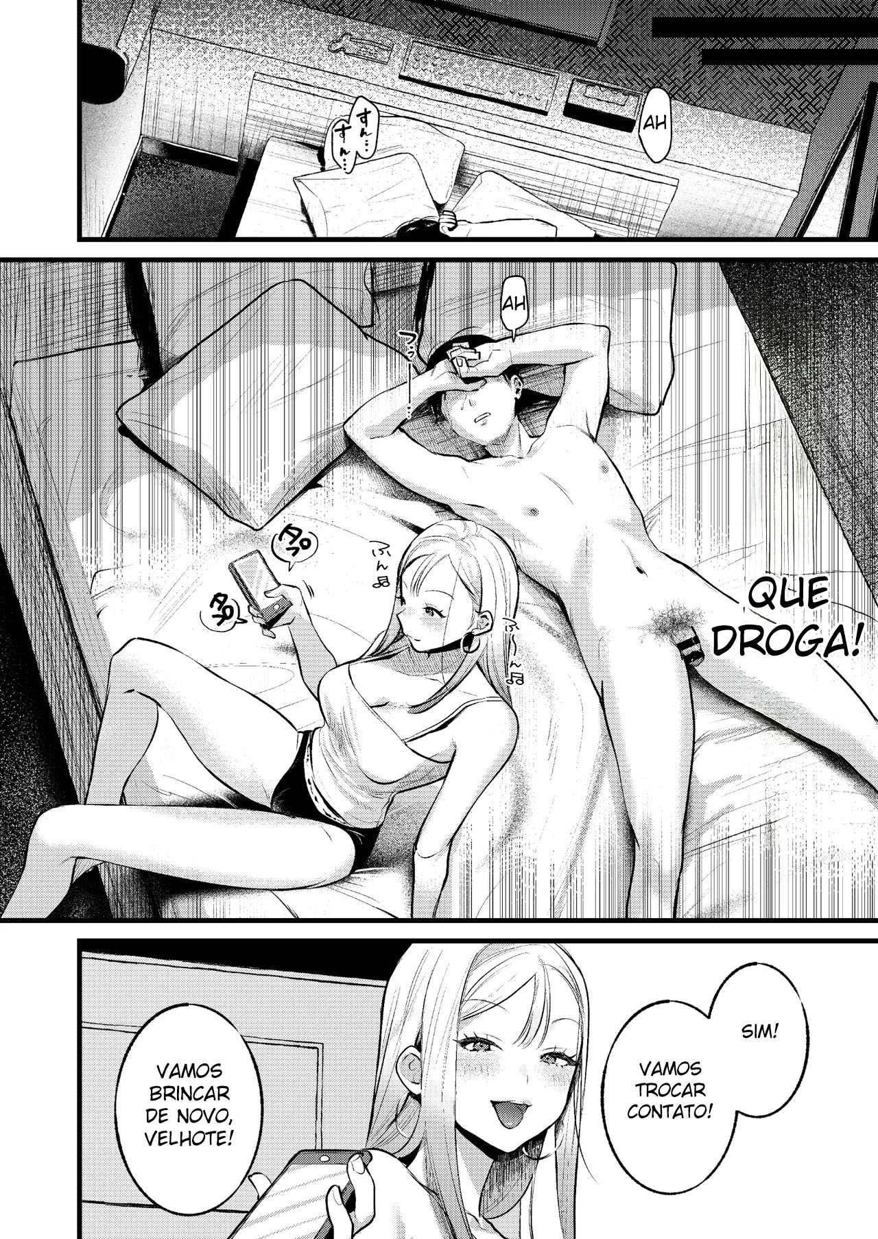 Um Assalariado Viciado em Masturbação Vira Brinquedo Sexual de Uma Gyaru - Foto 23