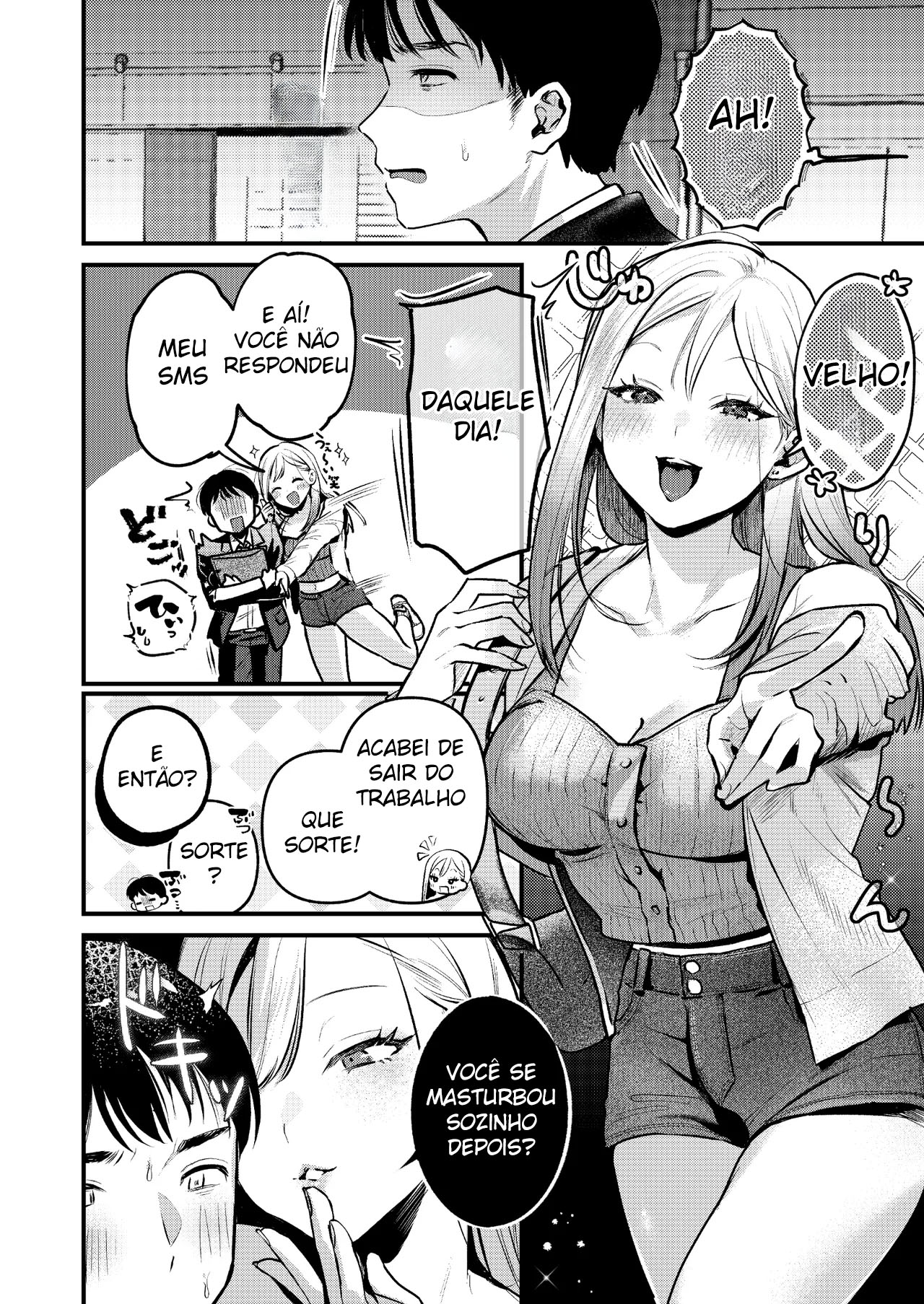 Um Assalariado Viciado em Masturbação Vira Brinquedo Sexual de Uma Gyaru - Foto 25