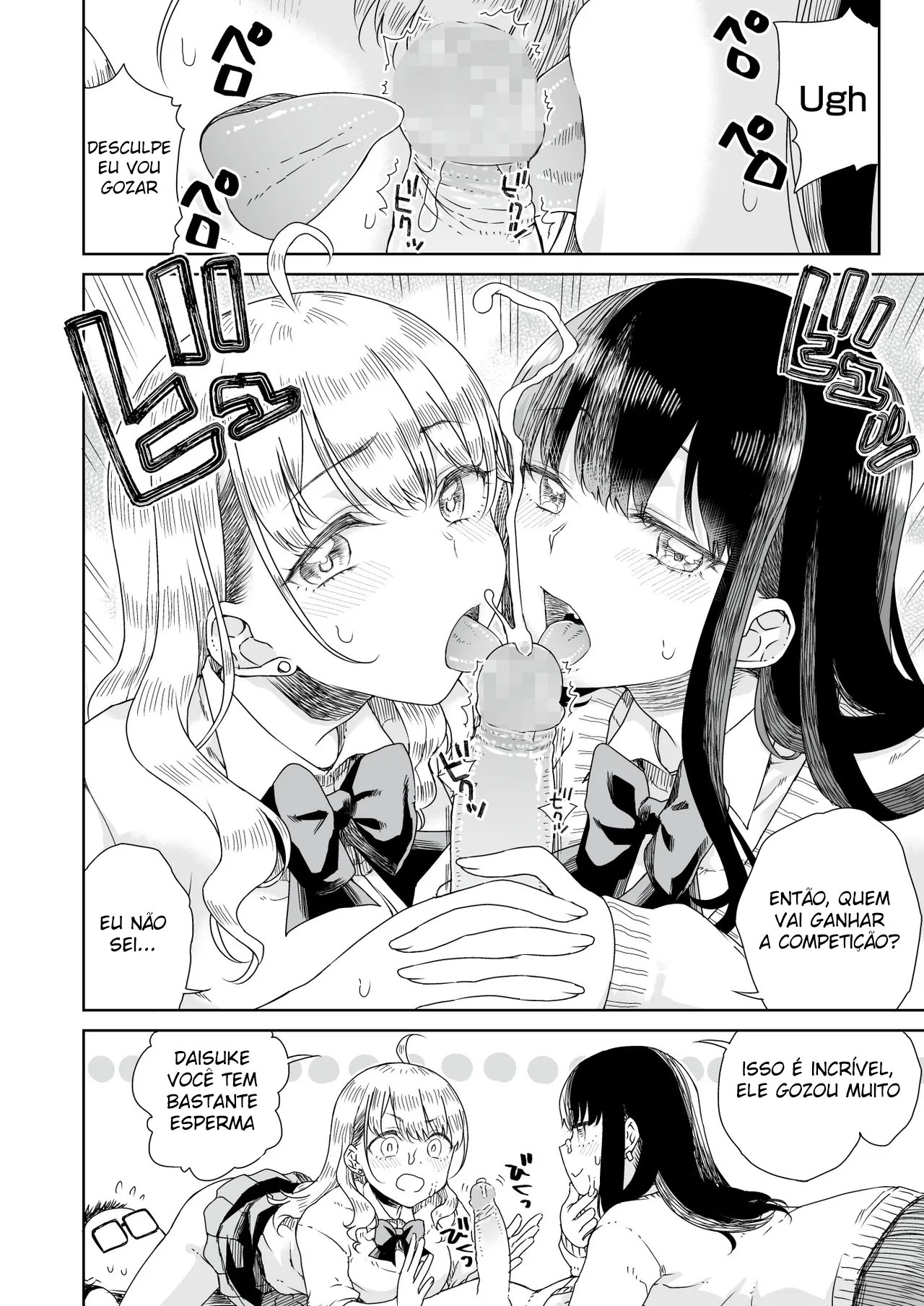 Otagal ~Perdendo A Virgindade Com Uma Gyaru Loira e Outra Morena Que São Gentis Com Otakus~ - Foto 25