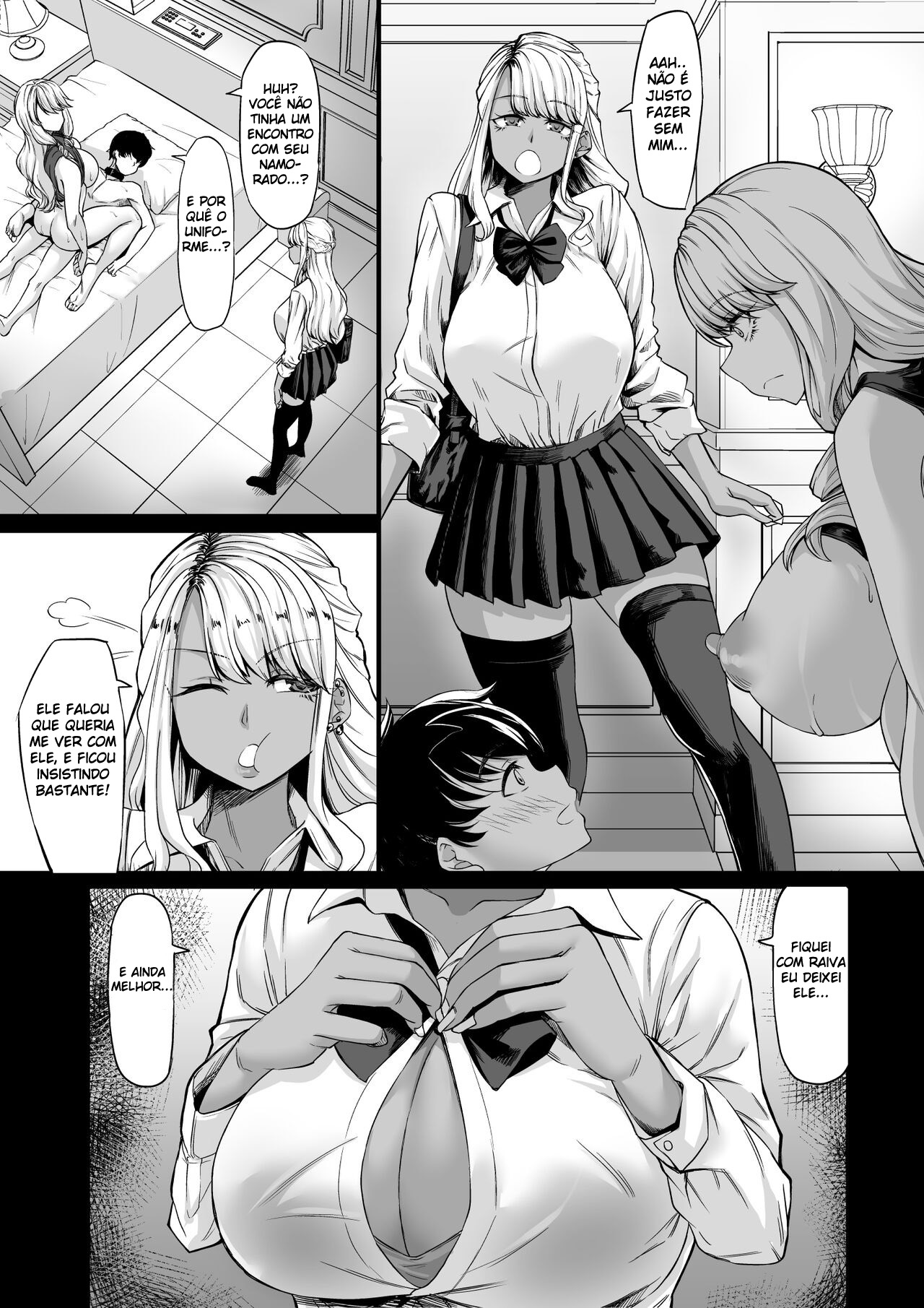 A História de Como Eu que Era o Pet da Empresa, Acabei Virando o Pet de uma Gyaru - Foto 26