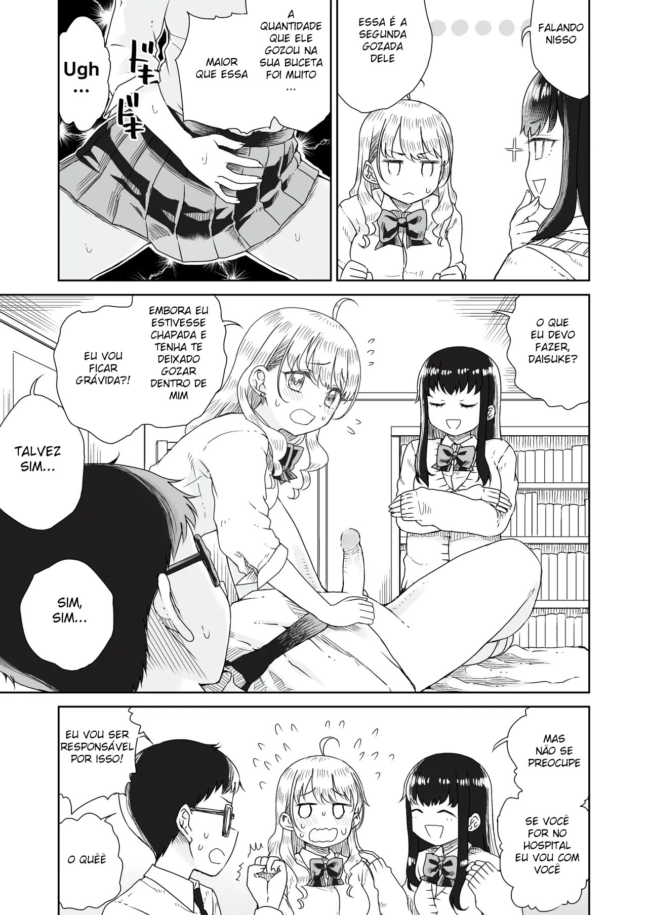 Otagal ~Perdendo A Virgindade Com Uma Gyaru Loira e Outra Morena Que São Gentis Com Otakus~ - Foto 26