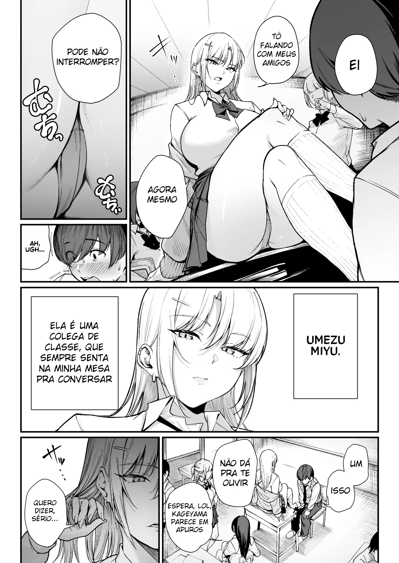 Agora Que Sou um Aluno de ‘Tratamento Especial’, Vou Escolher a Gyaru Mal-Comportada! – Umezu-san, Quer Sempre Coloca a Bunda na Minha Mesa – - Foto 3