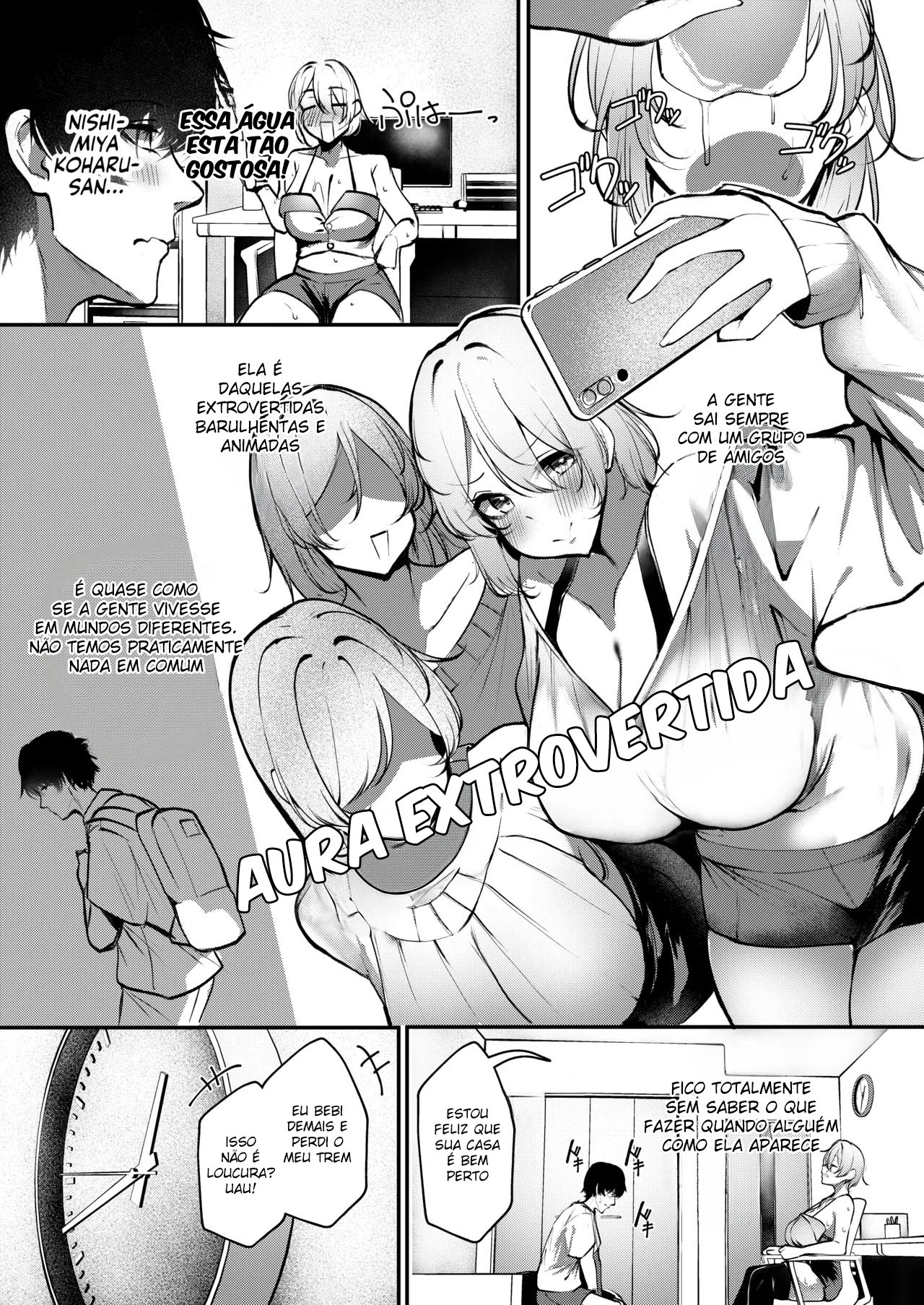 Uma Gyaru Peituda Perdeu O Último Trem e Vestiu um Biquíni de Empregada Doméstica em Troca de Passar a Noite - Foto 3