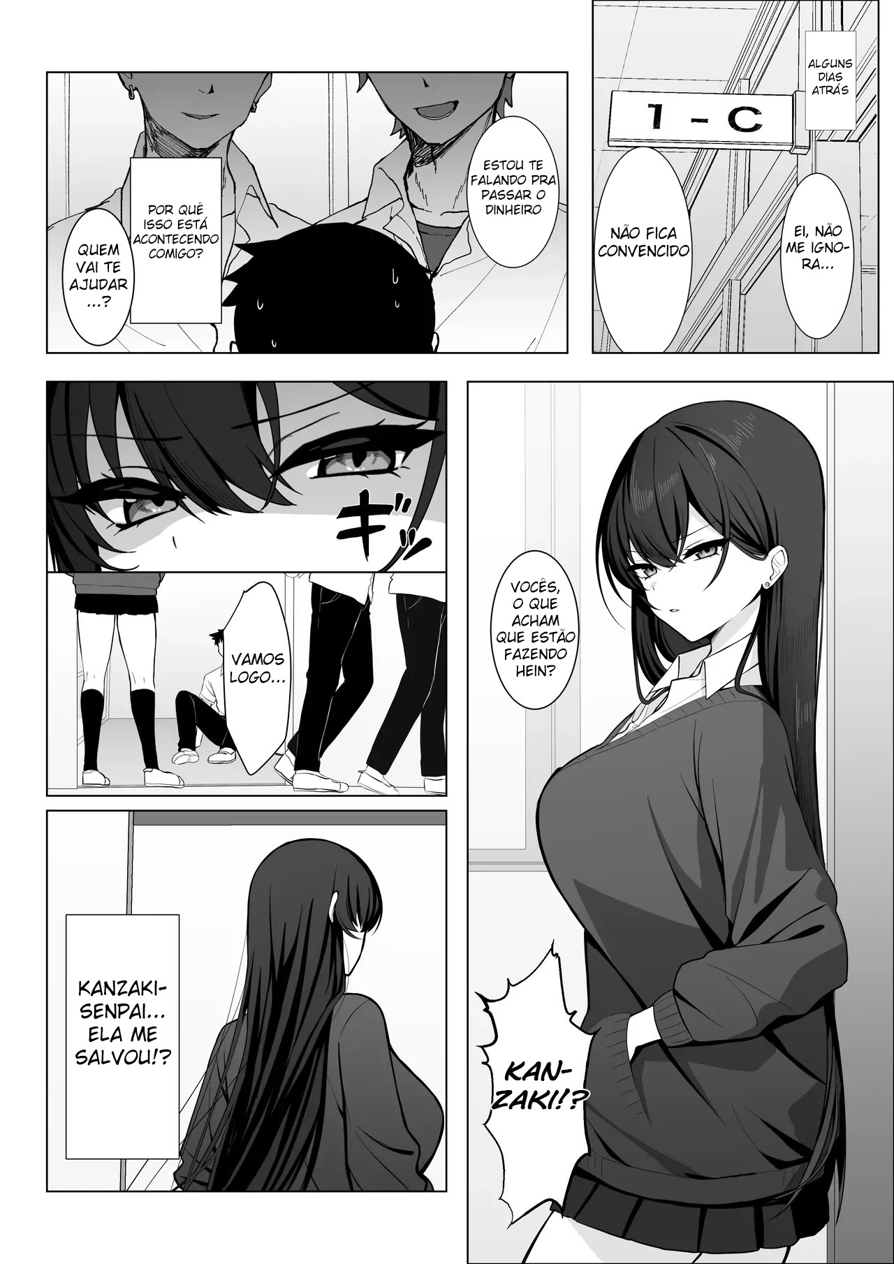 A Senpai Mais Temida da Escola Na Verdade É Fofa e Não Consegue Nem Recusar Pedidos Safados - Foto 3