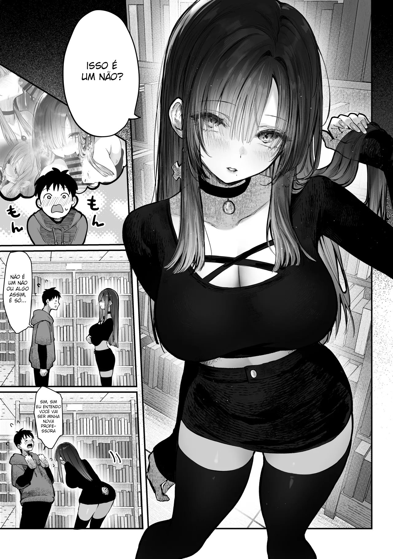Vou Te Ensinar ~ A História Sensual Entre um Vestibulando, e uma Linda Mulher de Seios Grandes ~ - Foto 30