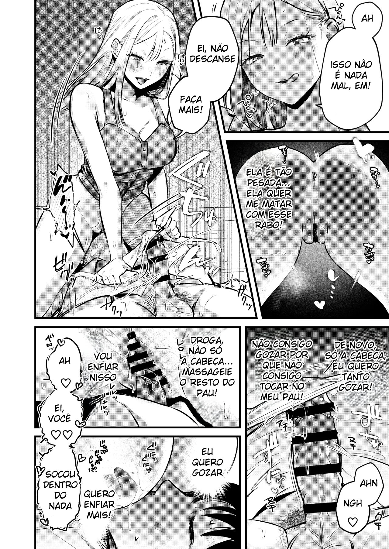 Um Assalariado Viciado em Masturbação Vira Brinquedo Sexual de Uma Gyaru - Foto 31