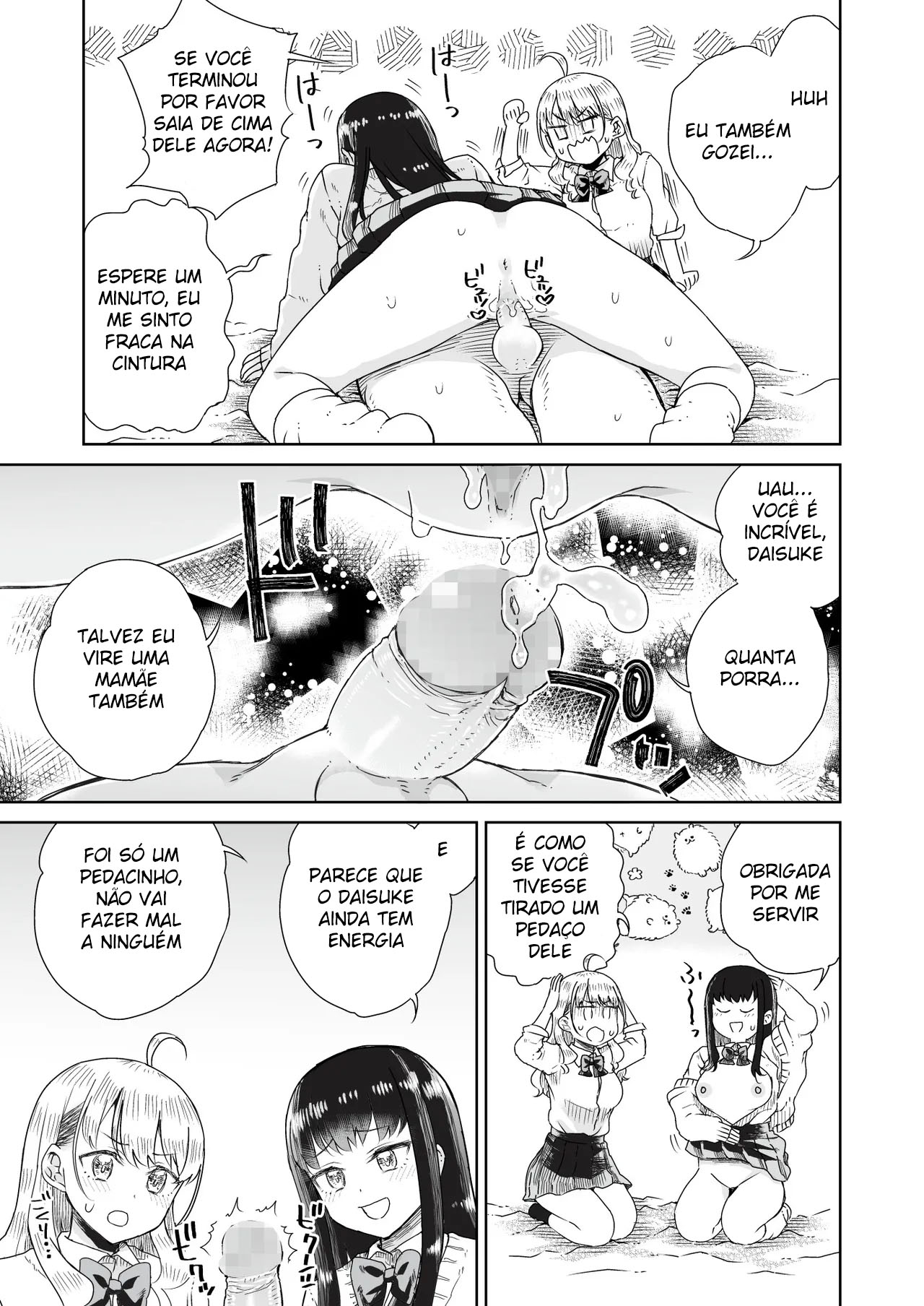 Otagal ~Perdendo A Virgindade Com Uma Gyaru Loira e Outra Morena Que São Gentis Com Otakus~ - Foto 32