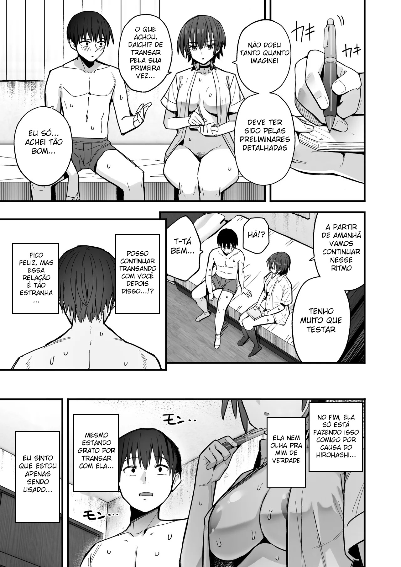 Treino de Sexo Sem Beijo Com a Amiga de Inf*** Tomboy Que Sempre Amei - Foto 34